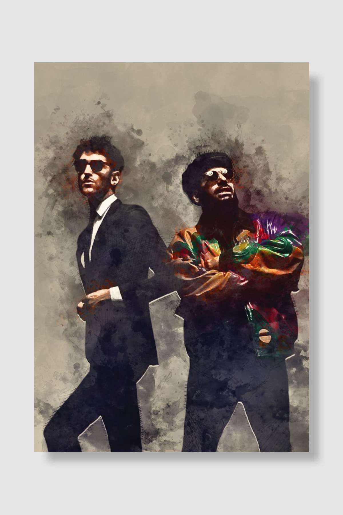 Chromeo Müzik Poster Çerçevesiz Yüksek Kalite Müzik Afiş Duvar Poster