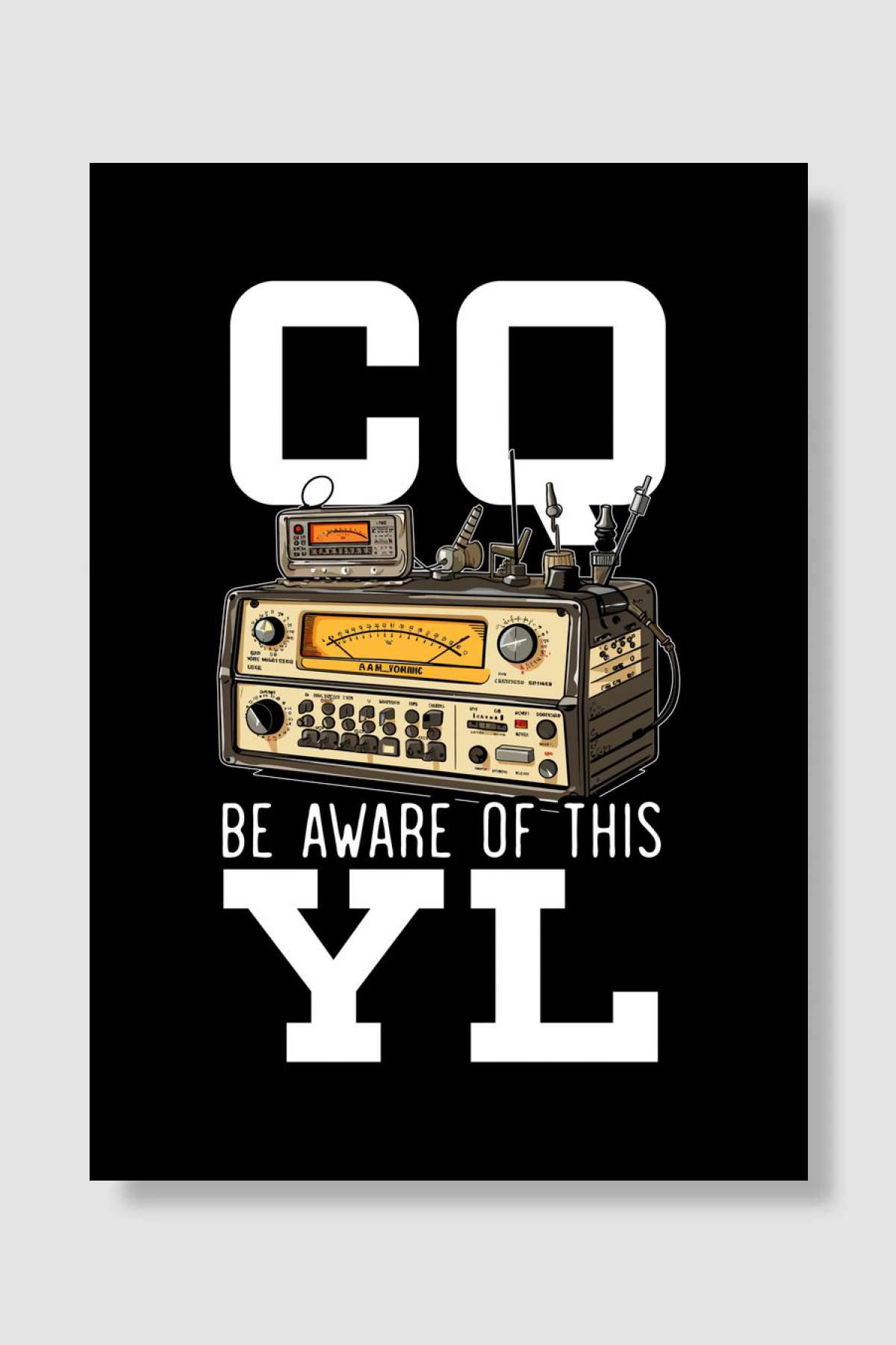 Ham Radio Operator Müzik Poster Çerçevesiz Yüksek Kalite Müzik Afiş Duvar Poster