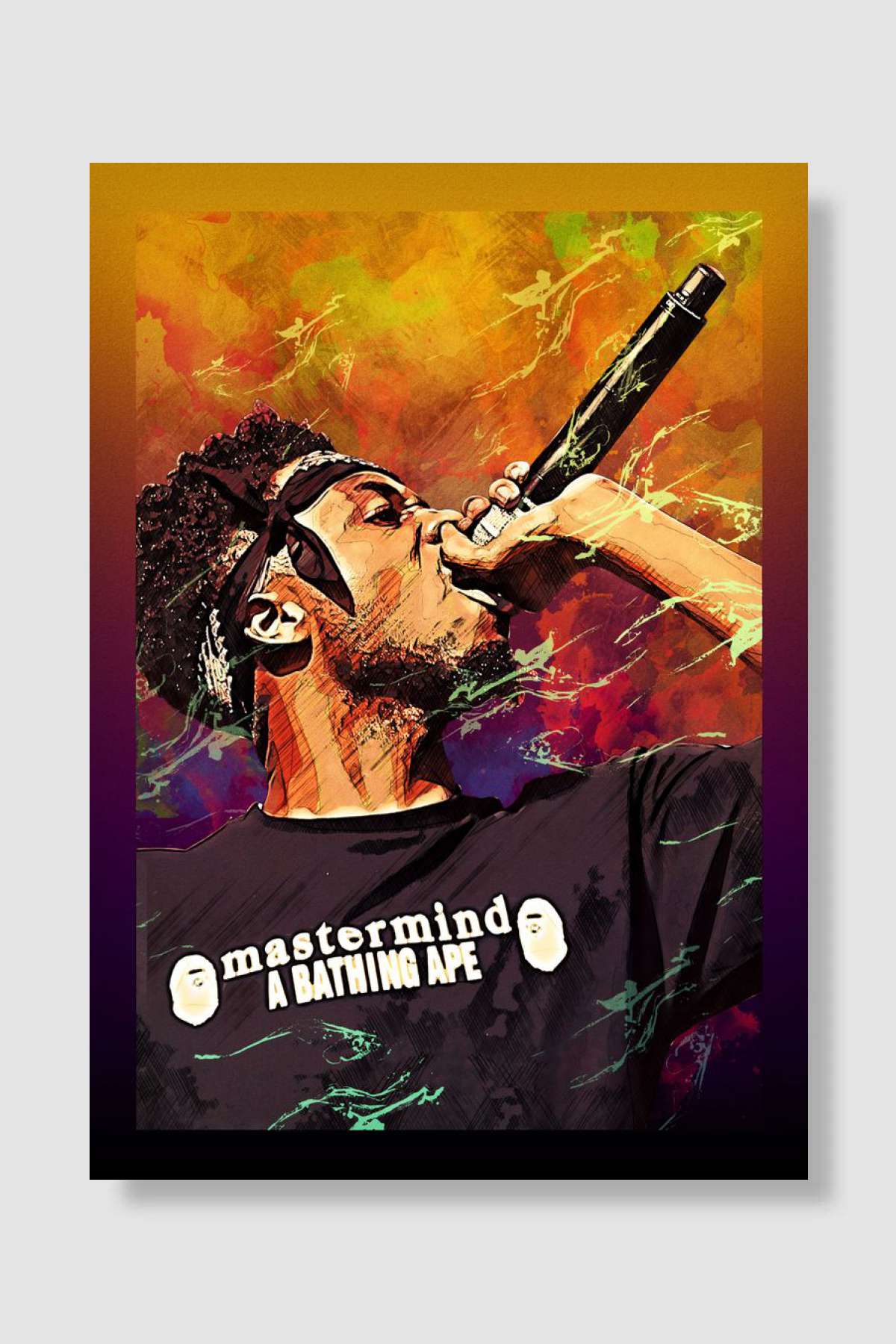METRO BOOMIN Müzik Poster Çerçevesiz Yüksek Kalite Müzik Afiş Duvar Poster