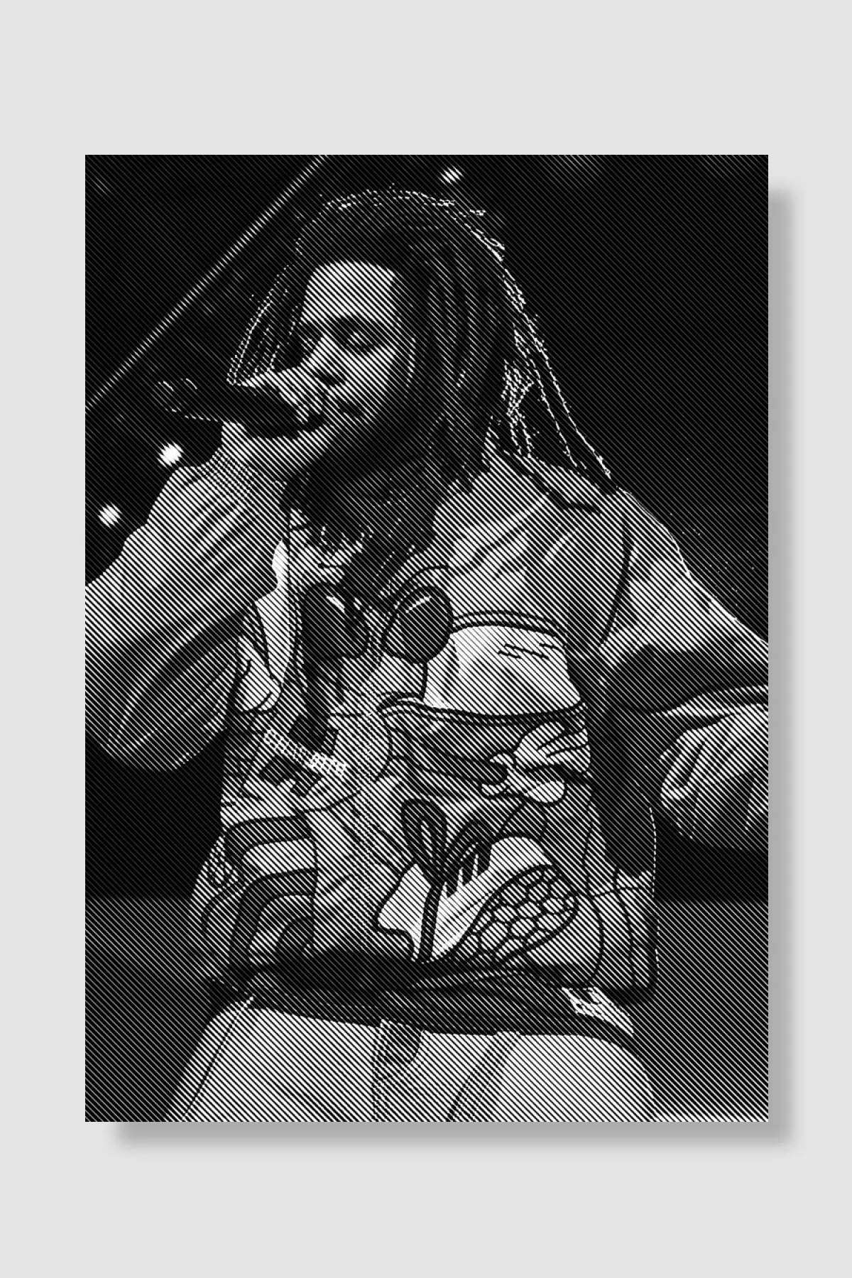 J Cole Music Rapper Müzik Poster Çerçevesiz Yüksek Kalite Müzik Afiş Duvar Poster