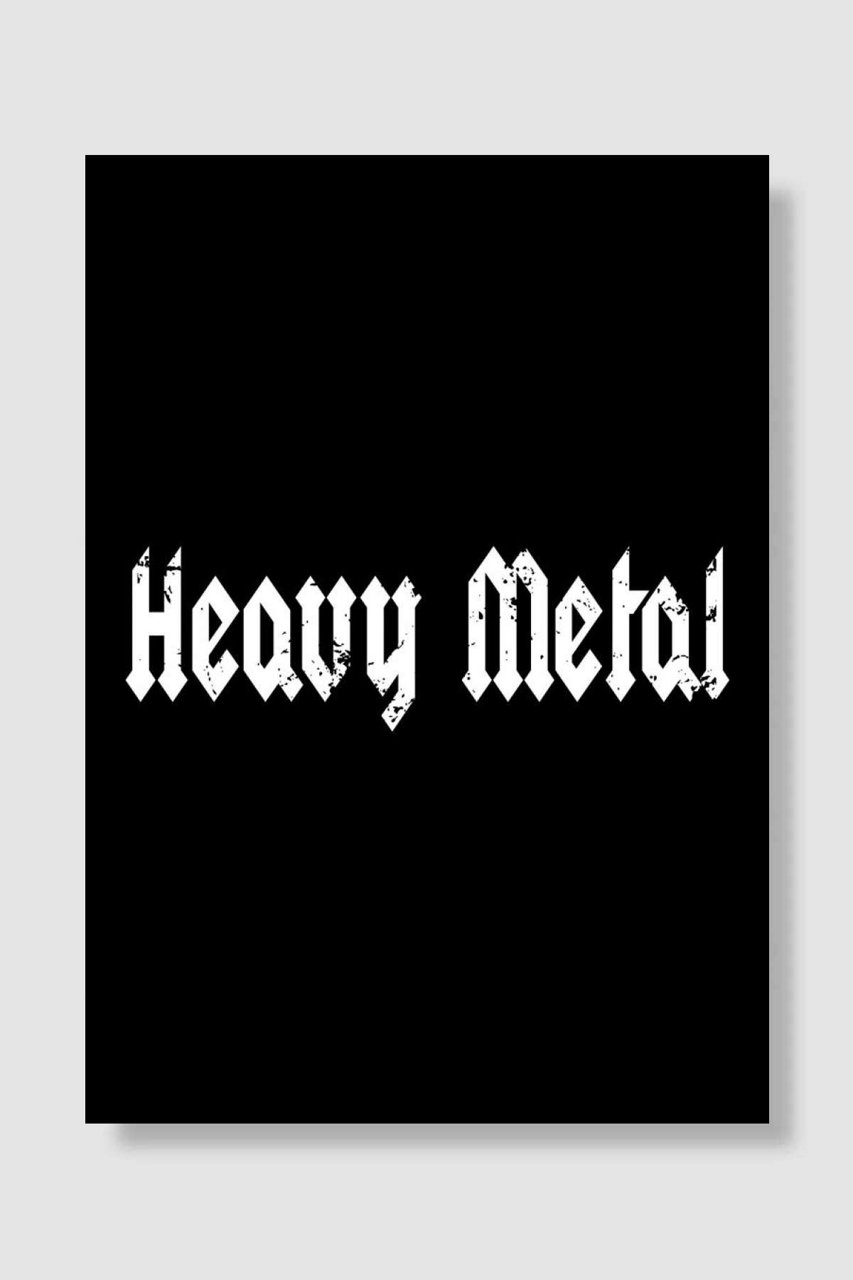 Heavy Metal Music Müzik Poster Çerçevesiz Yüksek Kalite Müzik Afiş Duvar Poster