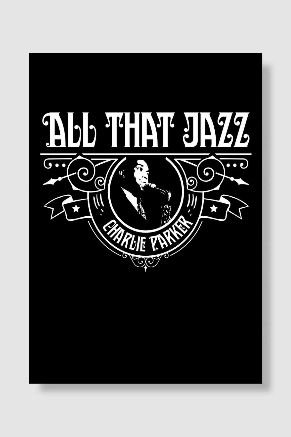 Charlie Parker Müzik Poster Çerçevesiz Yüksek Kalite Müzik Afiş Duvar Poster