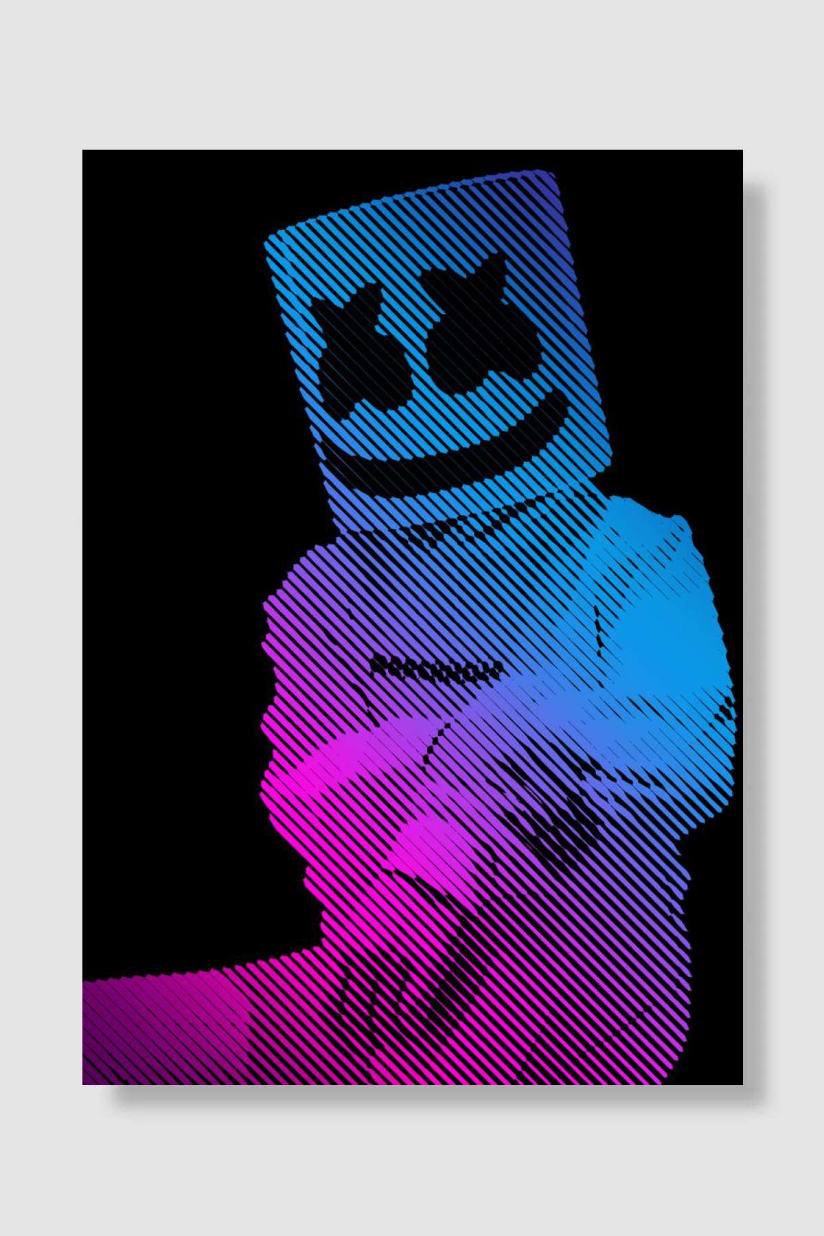marshmello Müzik Poster Çerçevesiz Yüksek Kalite Müzik Afiş Duvar Poster - En İyi Fiyatlarla