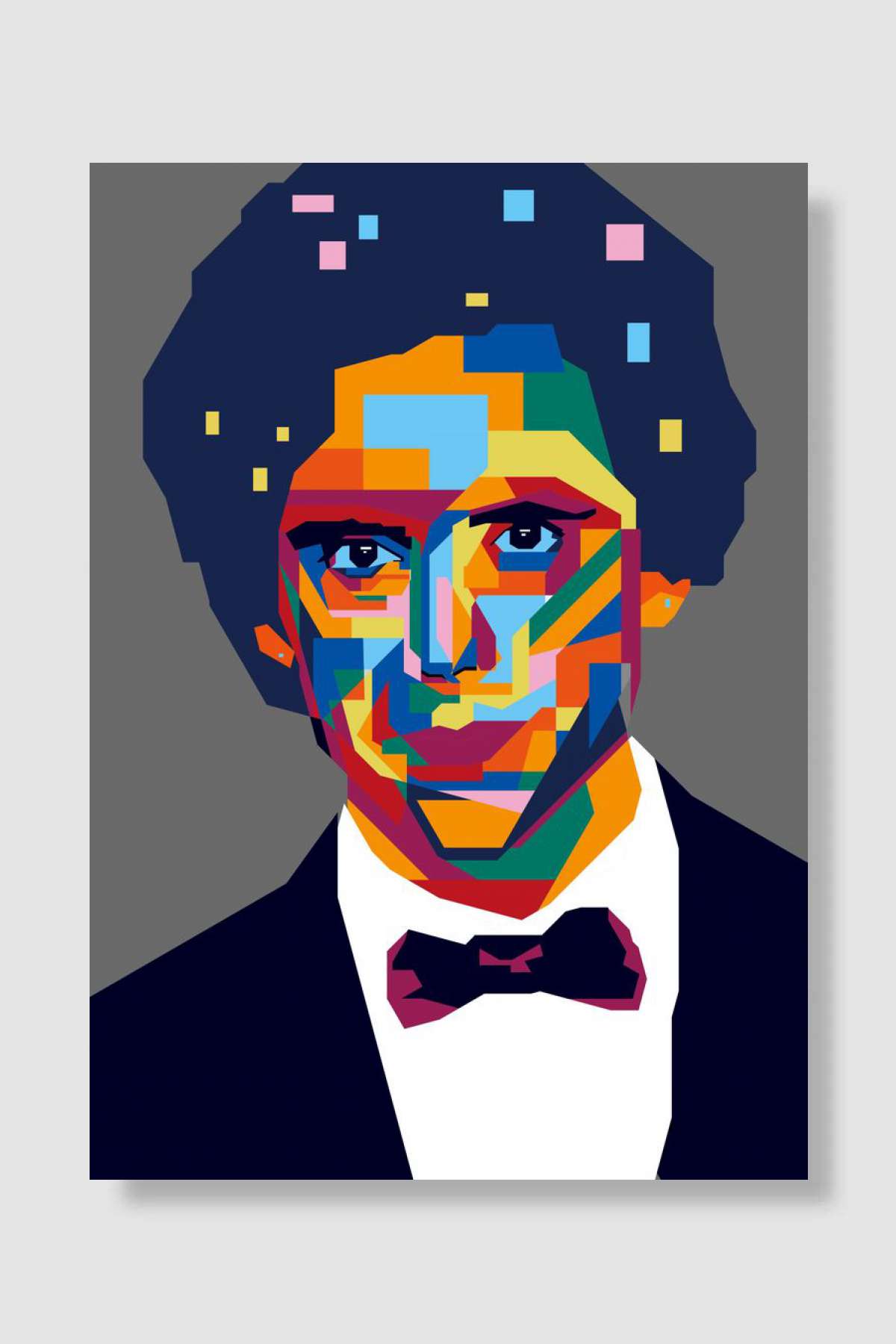 WPAP Mika British Singer Müzik Poster Çerçevesiz Yüksek Kalite Müzik Afiş Duvar Poster - En İyi Fiyatlarla