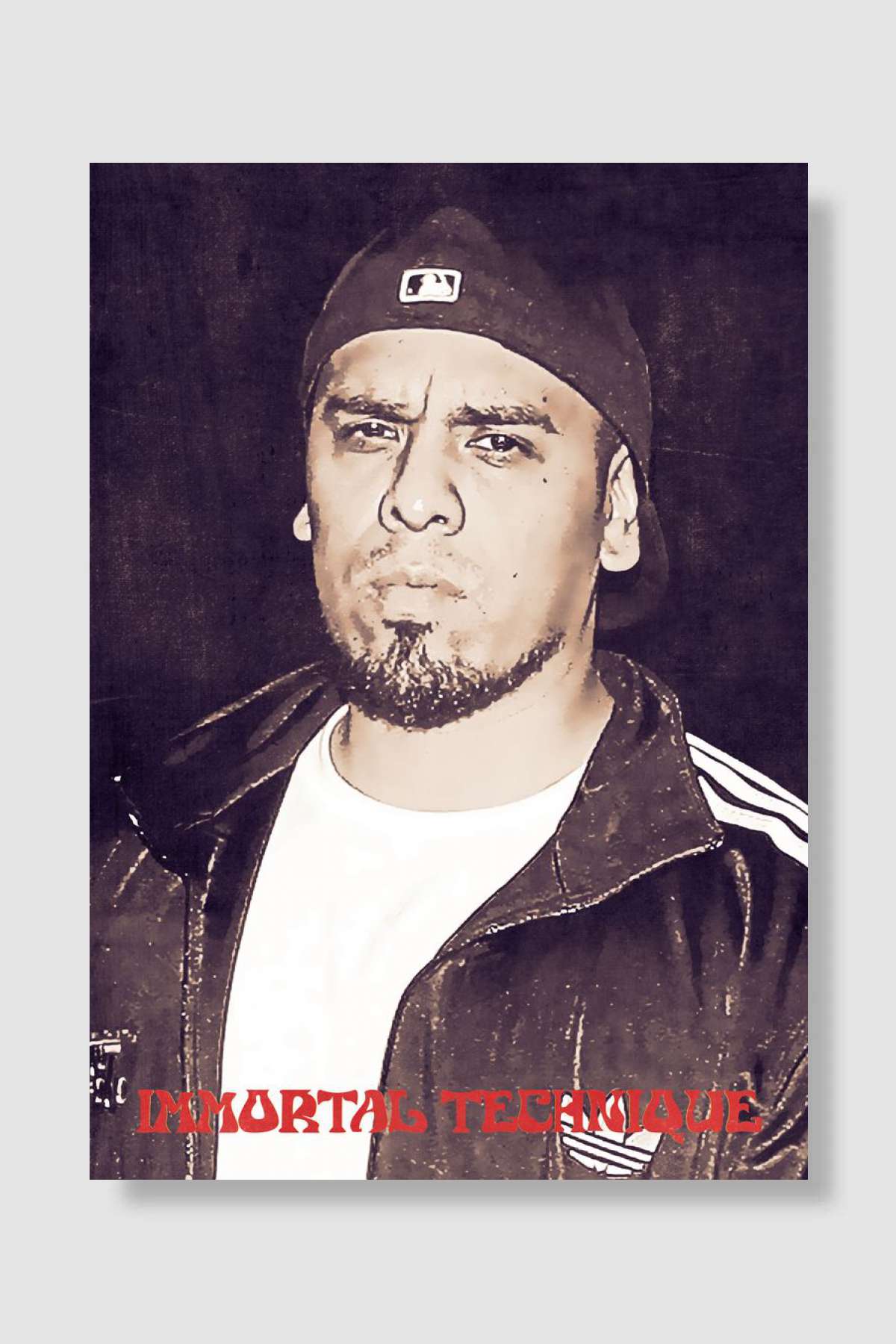 Immortal Technique Müzik Poster Çerçevesiz Yüksek Kalite Müzik Afiş Duvar Poster