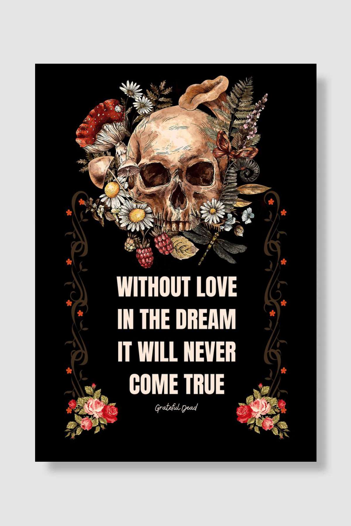 Without love in a dream Müzik Poster Çerçevesiz Yüksek Kalite Müzik Afiş Duvar Poster