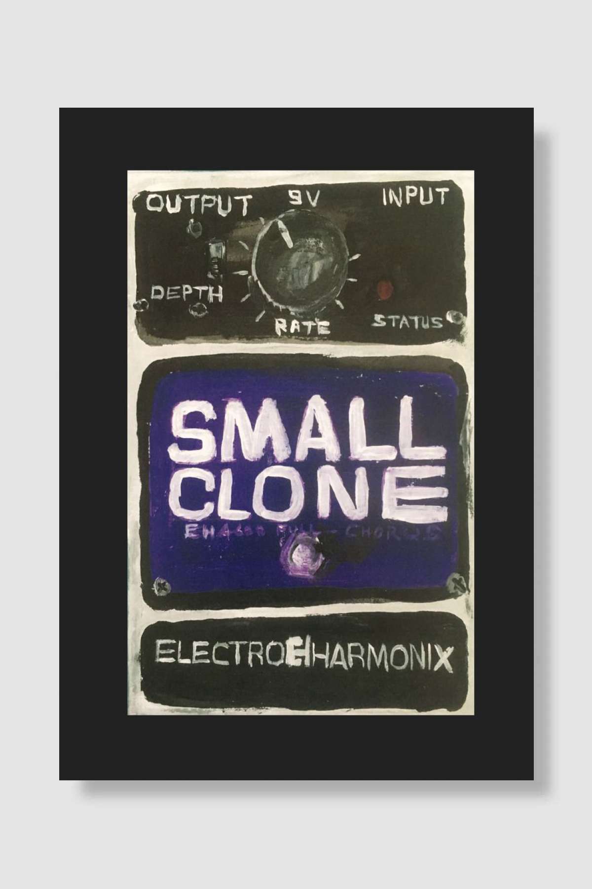 small clone guitar art Müzik Poster Çerçevesiz Yüksek Kalite Müzik Afiş Duvar Poster