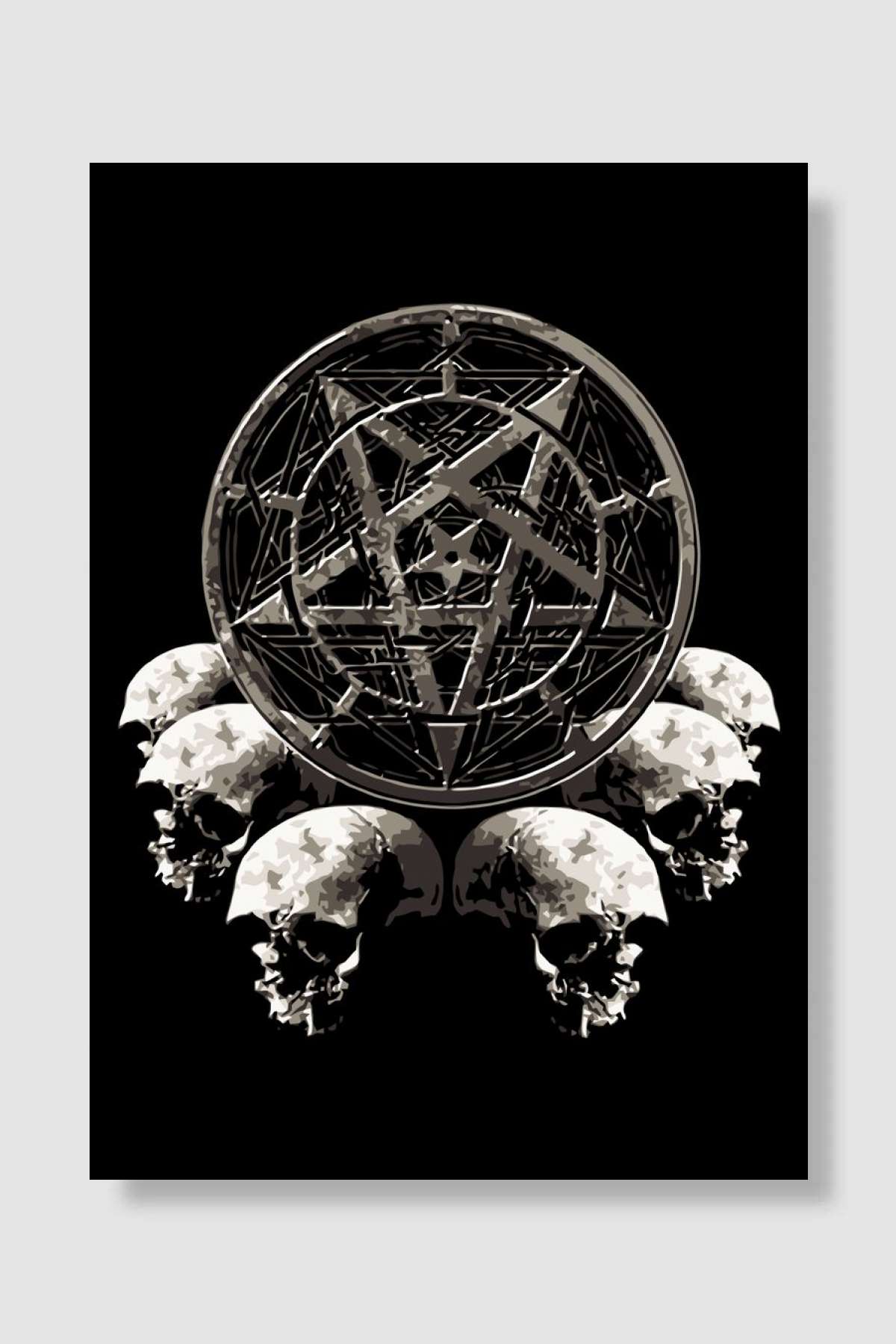 Dimmu Borgir Müzik Poster Çerçevesiz Yüksek Kalite Müzik Afiş Duvar Poster