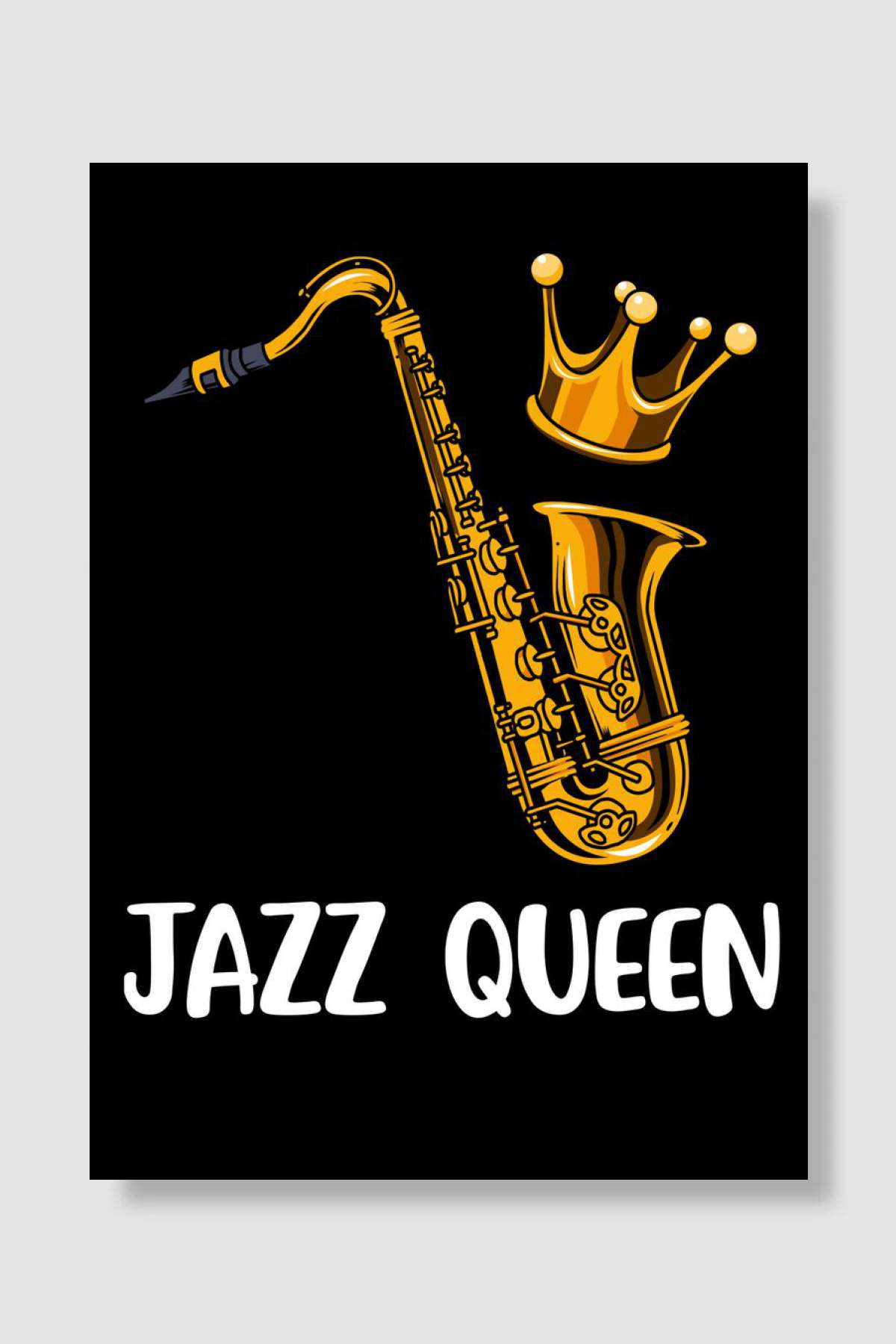 Saxophone Jazz Music Gift Müzik Poster Çerçevesiz Yüksek Kalite Müzik Afiş Duvar Poster