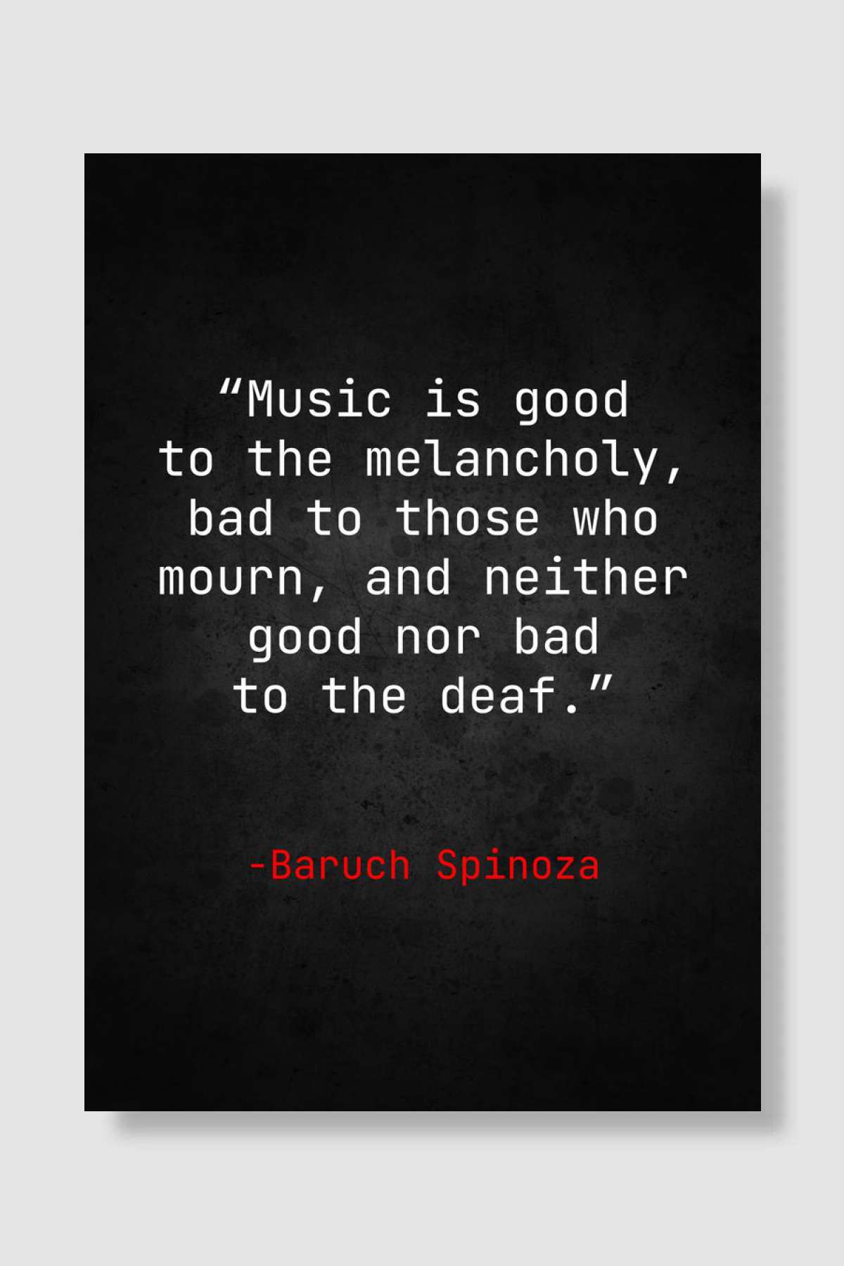 Music Quotes Müzik Poster Çerçevesiz Yüksek Kalite Müzik Afiş Duvar Poster