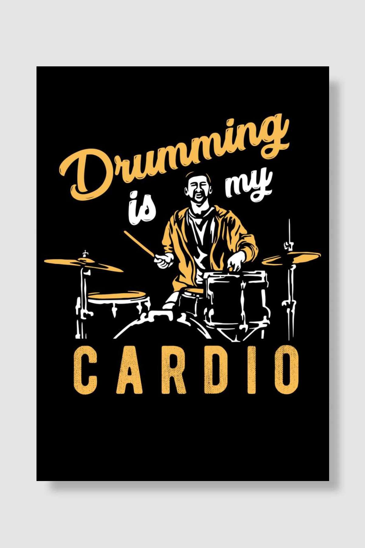 Drums Drummer Drums Drum Müzik Poster Çerçevesiz Yüksek Kalite Müzik Afiş Duvar Poster - En İyi Fiyatlarla