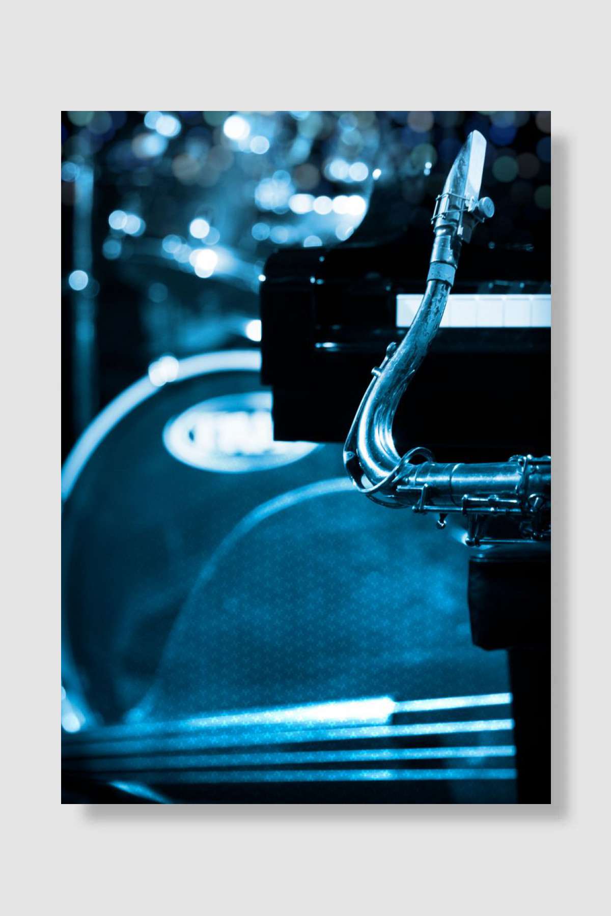 Jazz Quartet Müzik Poster Çerçevesiz Yüksek Kalite Müzik Afiş Duvar Poster