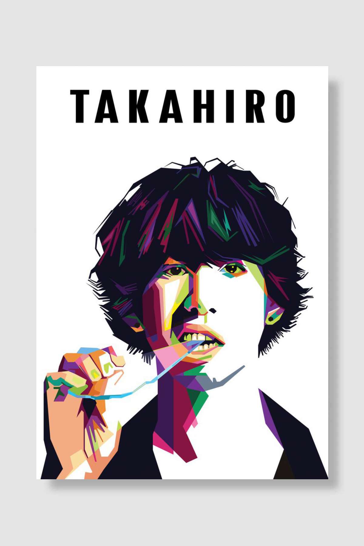 Takahiro One ok rock Müzik Poster Çerçevesiz Yüksek Kalite Müzik Afiş Duvar Poster