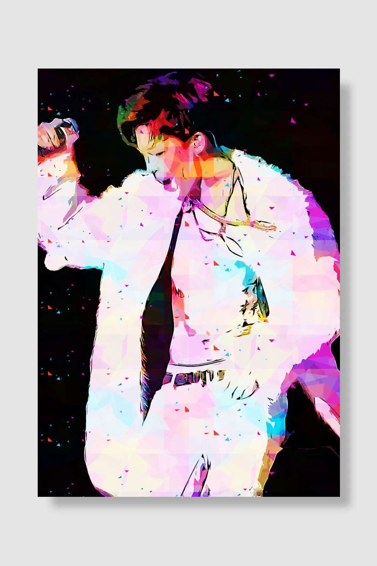 Jimin BTS Müzik Poster Çerçevesiz Yüksek Kalite Müzik Afiş Duvar Poster