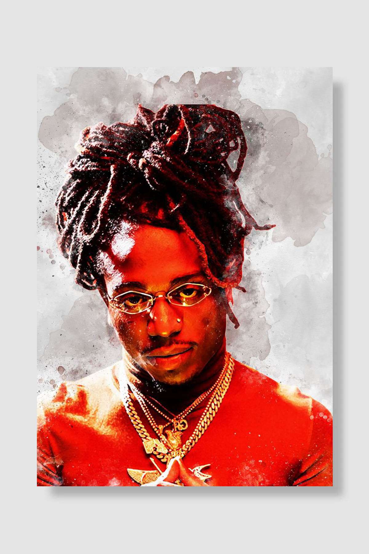 Jacquees Müzik Poster Çerçevesiz Yüksek Kalite Müzik Afiş Duvar Poster