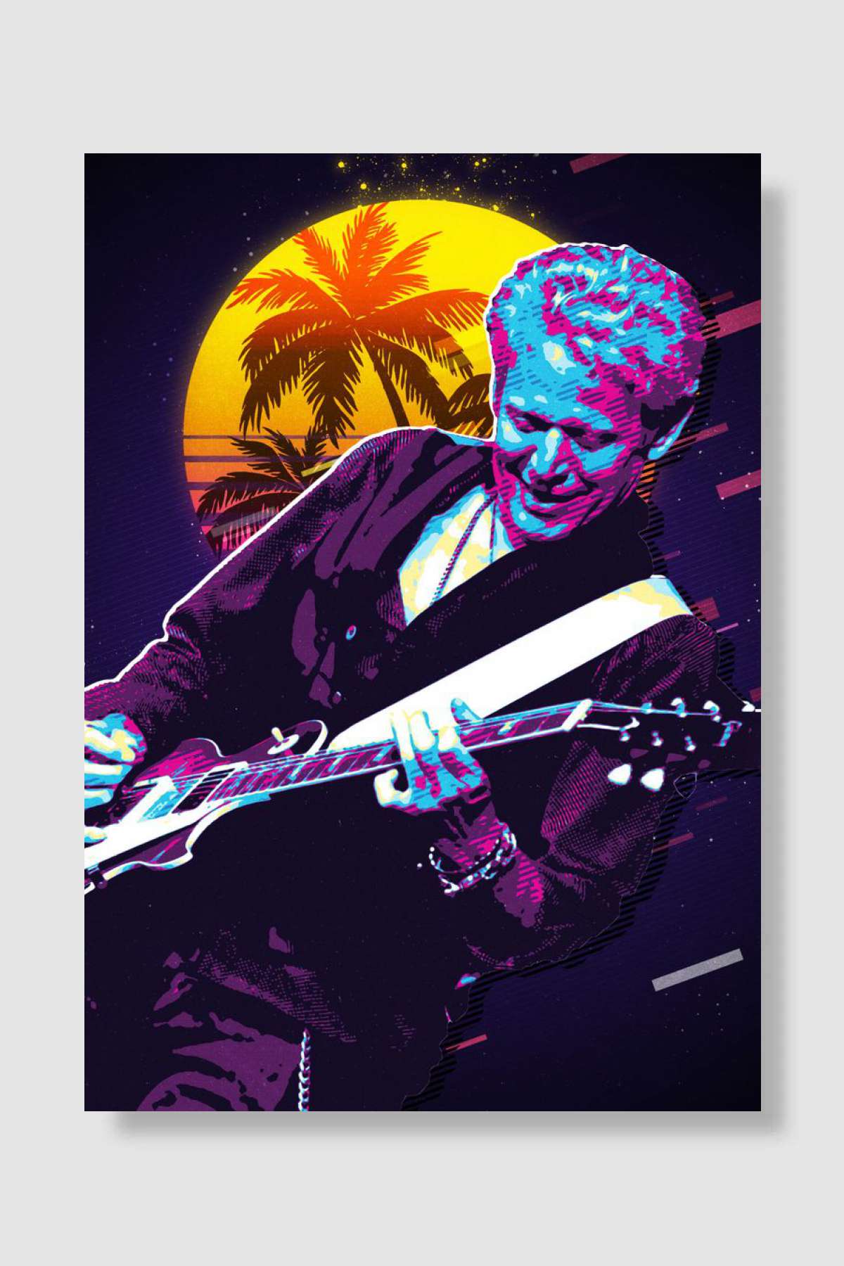 Don Felder Müzik Poster Çerçevesiz Yüksek Kalite Müzik Afiş Duvar Poster