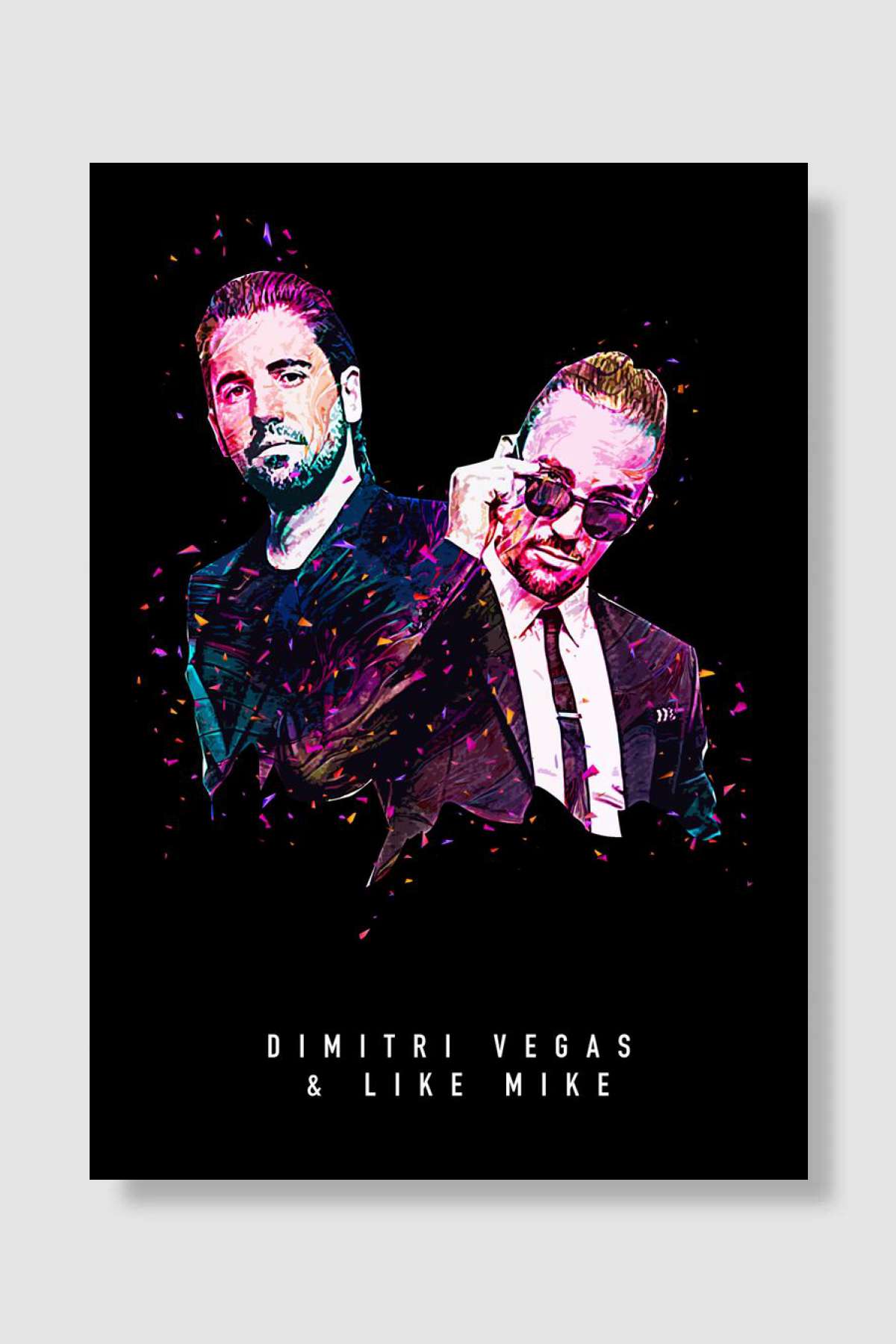 DIMITRII VEGAS LIKE MIKE Müzik Poster Çerçevesiz Yüksek Kalite Müzik Afiş Duvar Poster