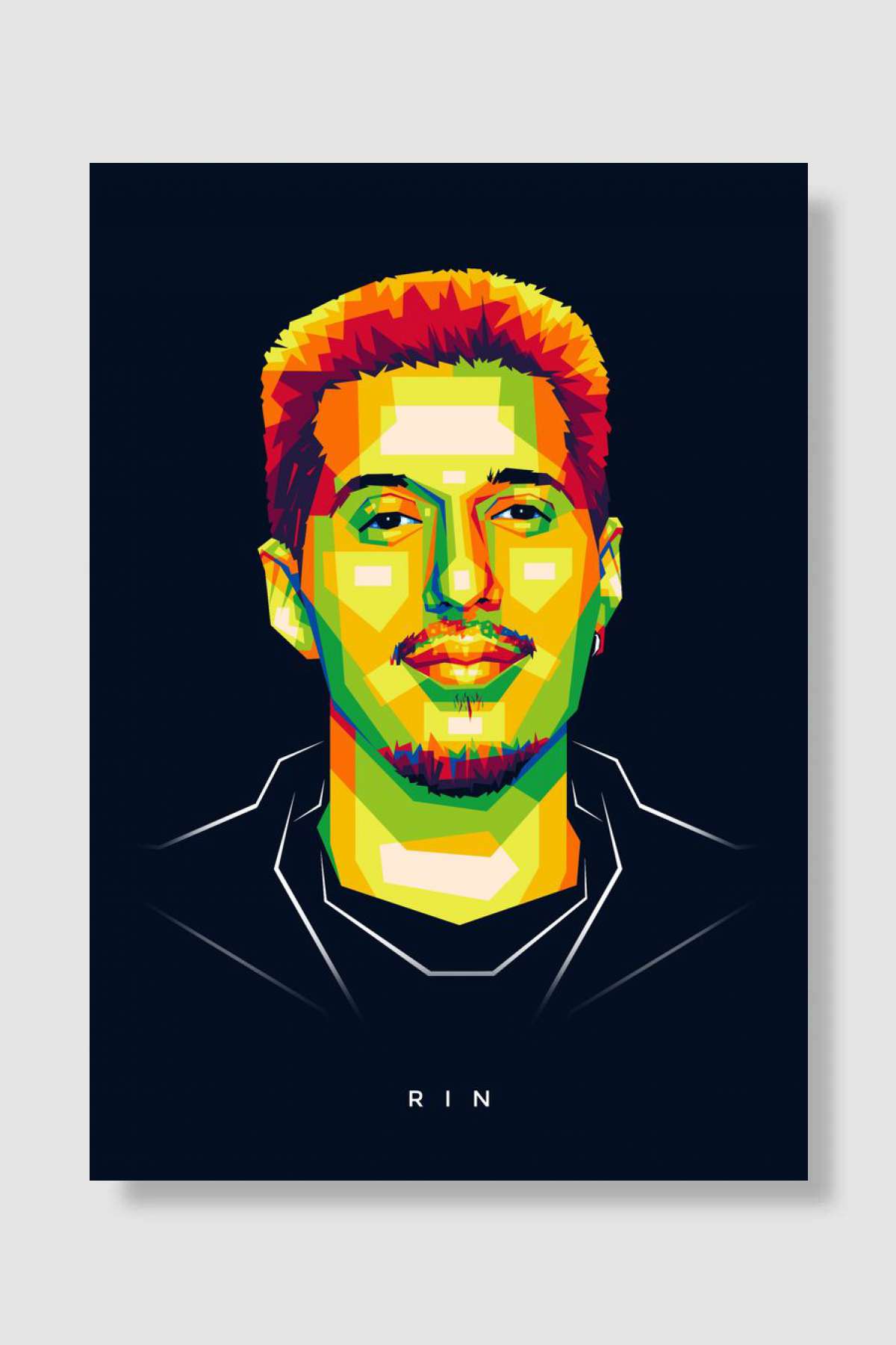 RIN Müzik Poster Çerçevesiz Yüksek Kalite Müzik Afiş Duvar Poster