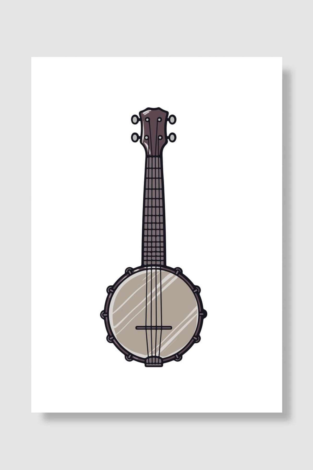 Guitar Müzik Poster Çerçevesiz Yüksek Kalite Müzik Afiş Duvar Poster