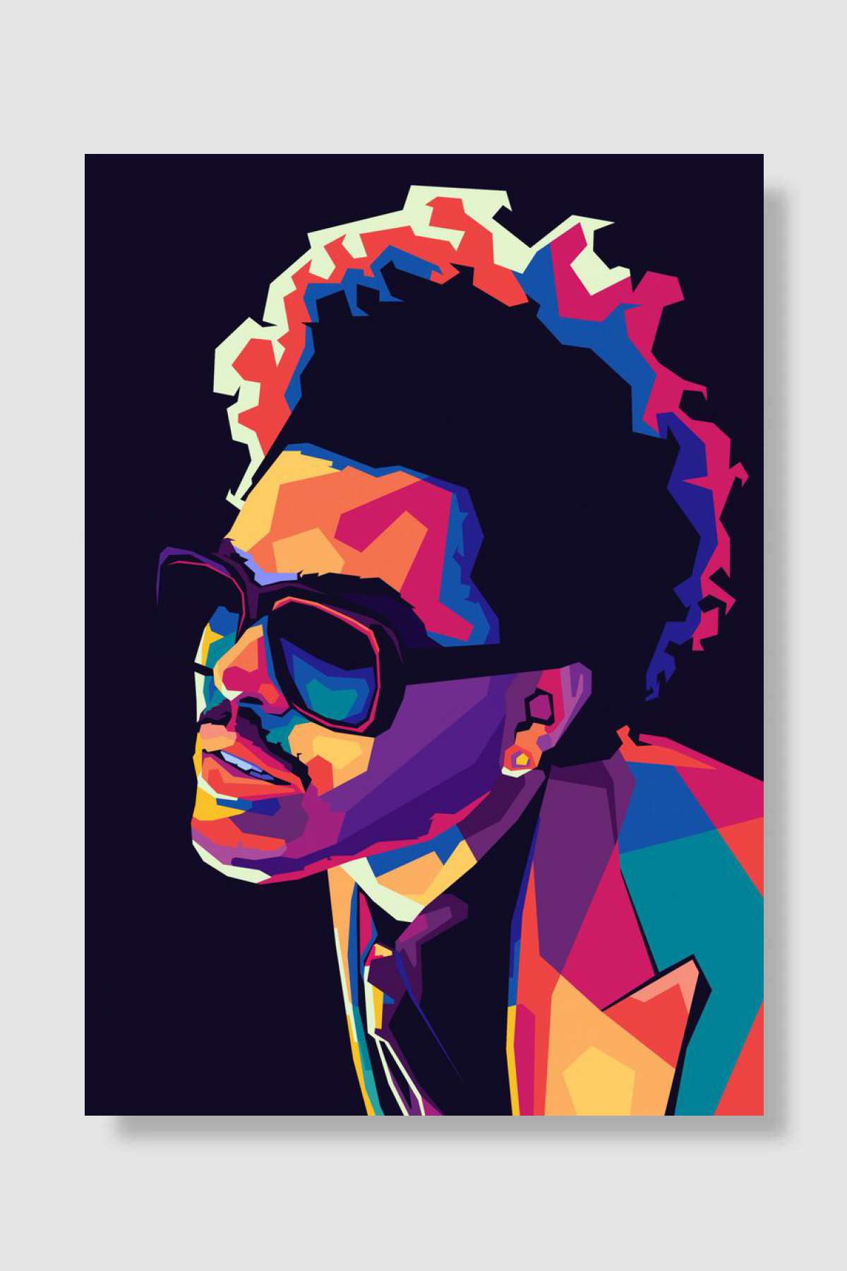 The Weekend Müzik Poster Çerçevesiz Yüksek Kalite Müzik Afiş Duvar Poster