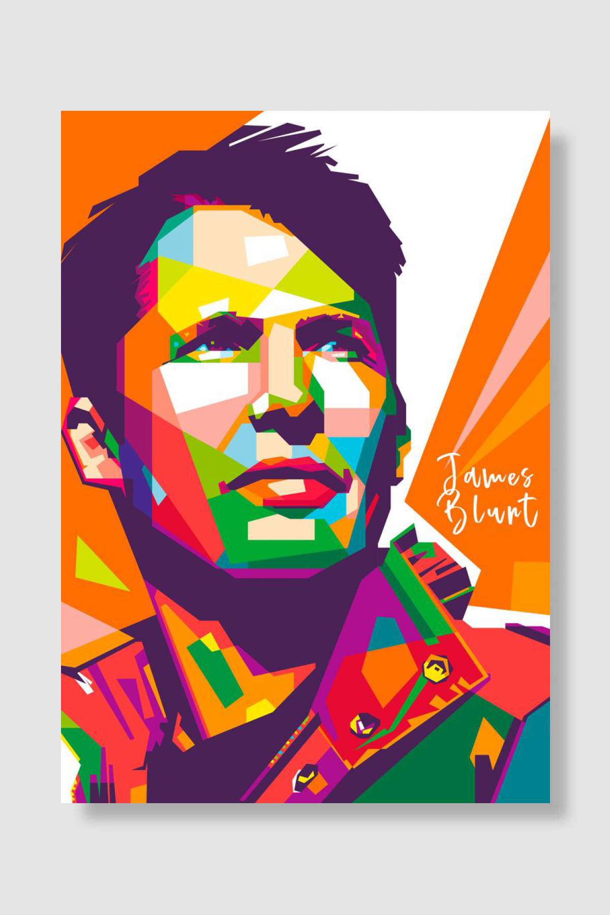 James Blunt Müzik Poster Çerçevesiz Yüksek Kalite Müzik Afiş Duvar Poster