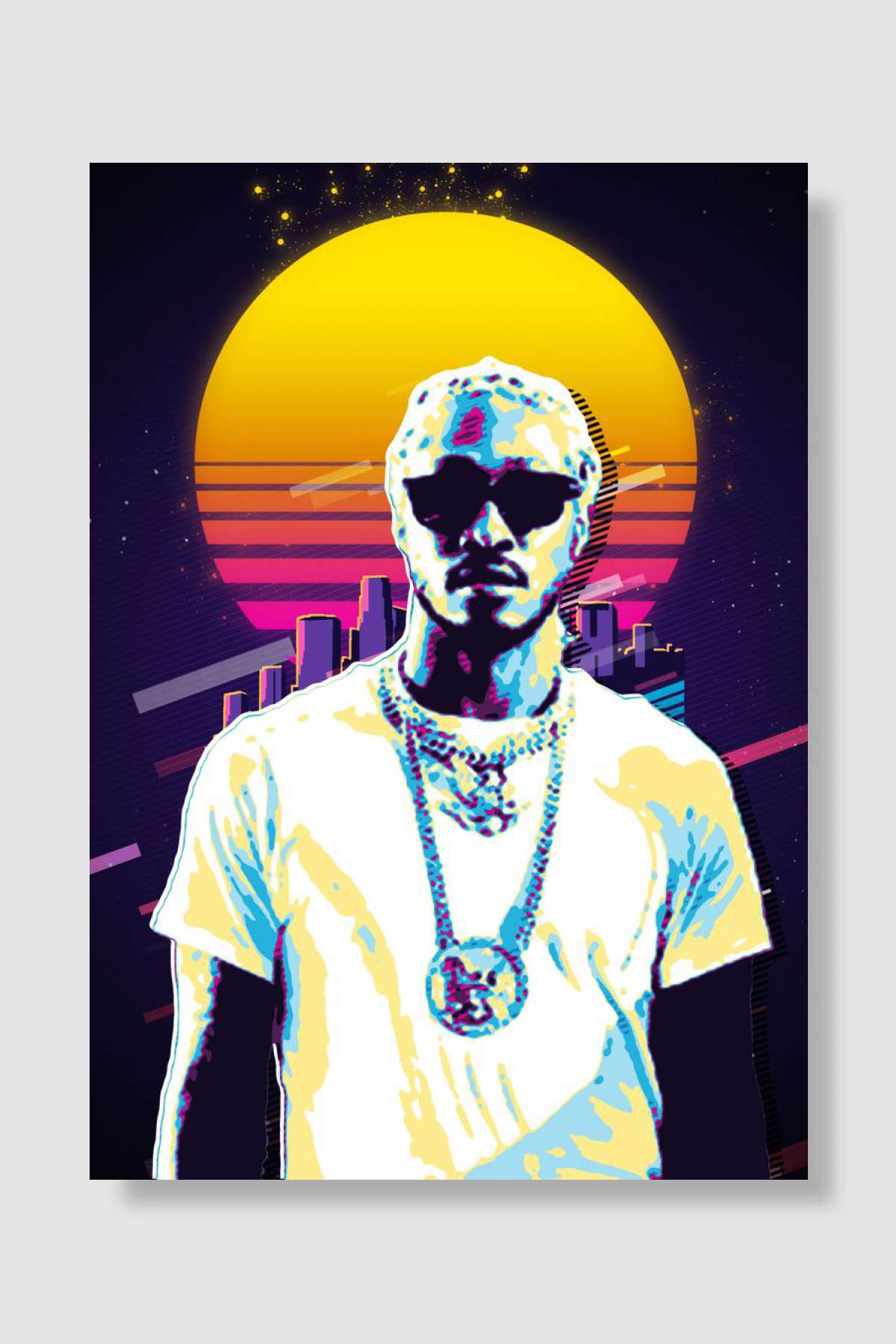 Future Müzik Poster Çerçevesiz Yüksek Kalite Müzik Afiş Duvar Poster