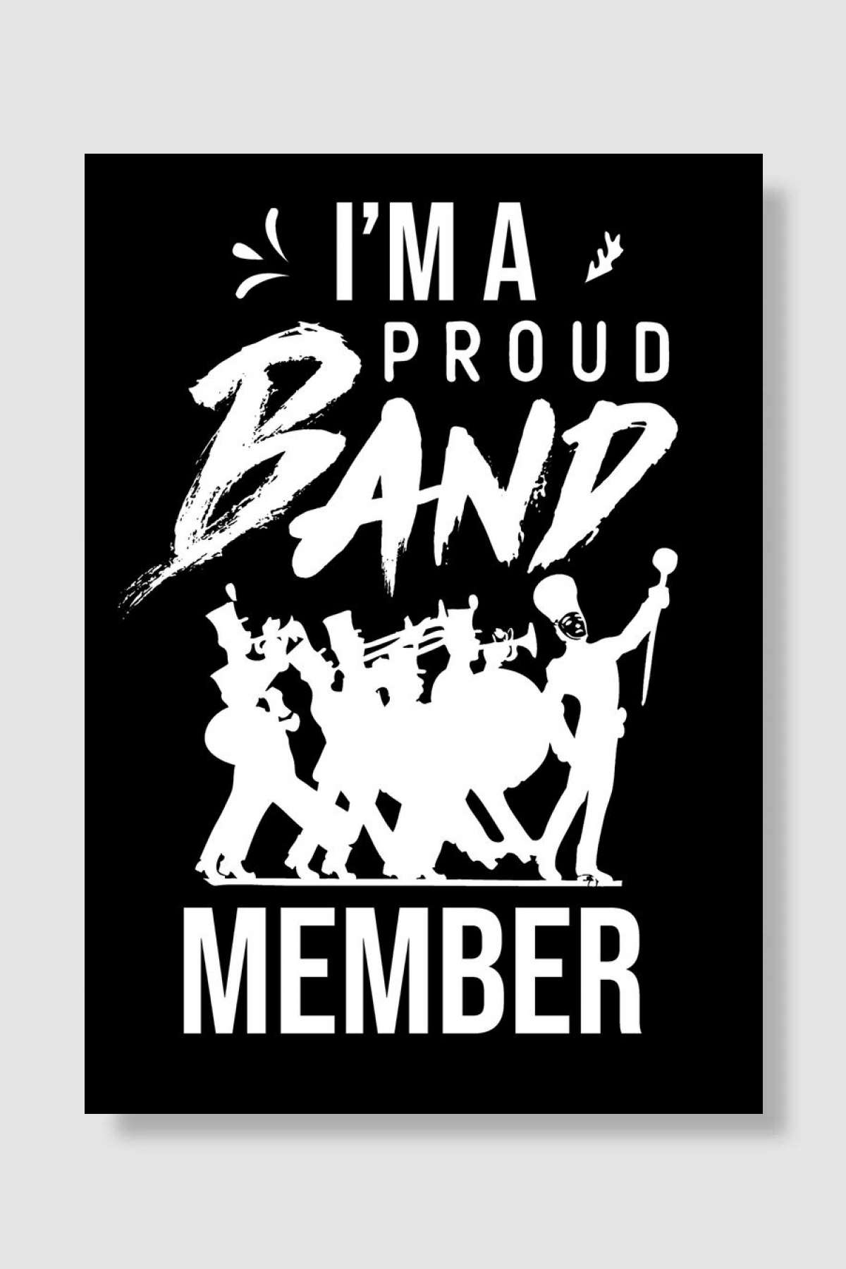 Band Member Müzik Poster Çerçevesiz Yüksek Kalite Müzik Afiş Duvar Poster