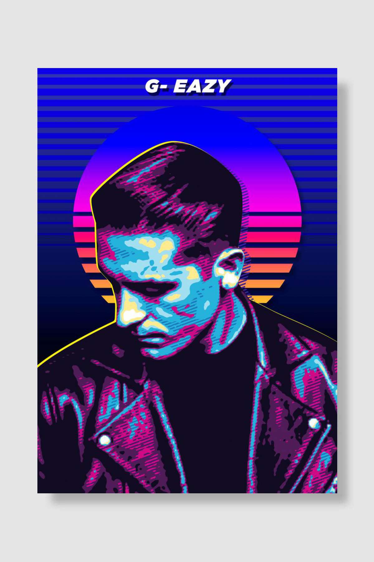g eazy Müzik Poster Çerçevesiz Yüksek Kalite Müzik Afiş Duvar Poster