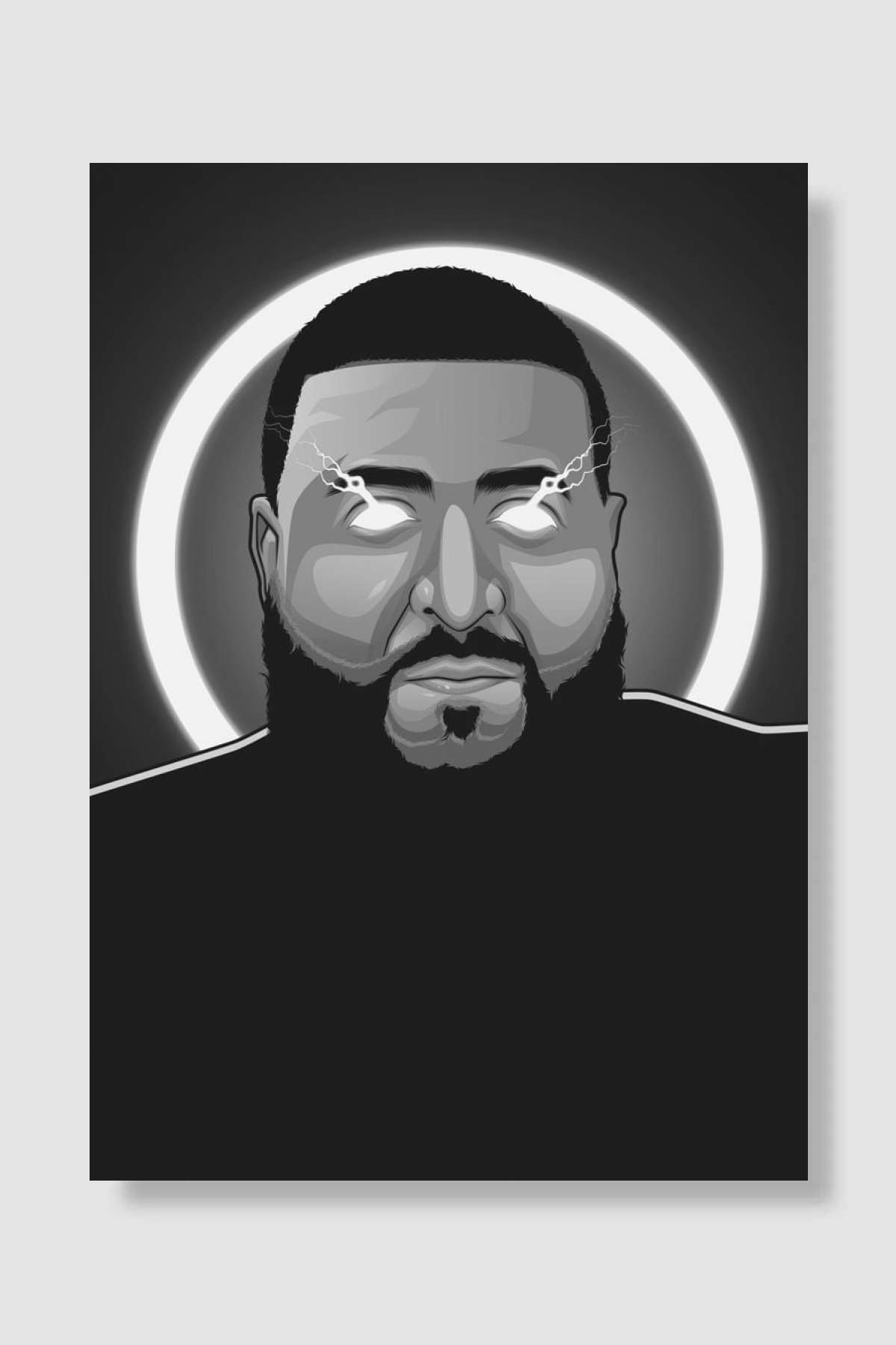 DJ Khaled Bnw Müzik Poster Çerçevesiz Yüksek Kalite Müzik Afiş Duvar Poster