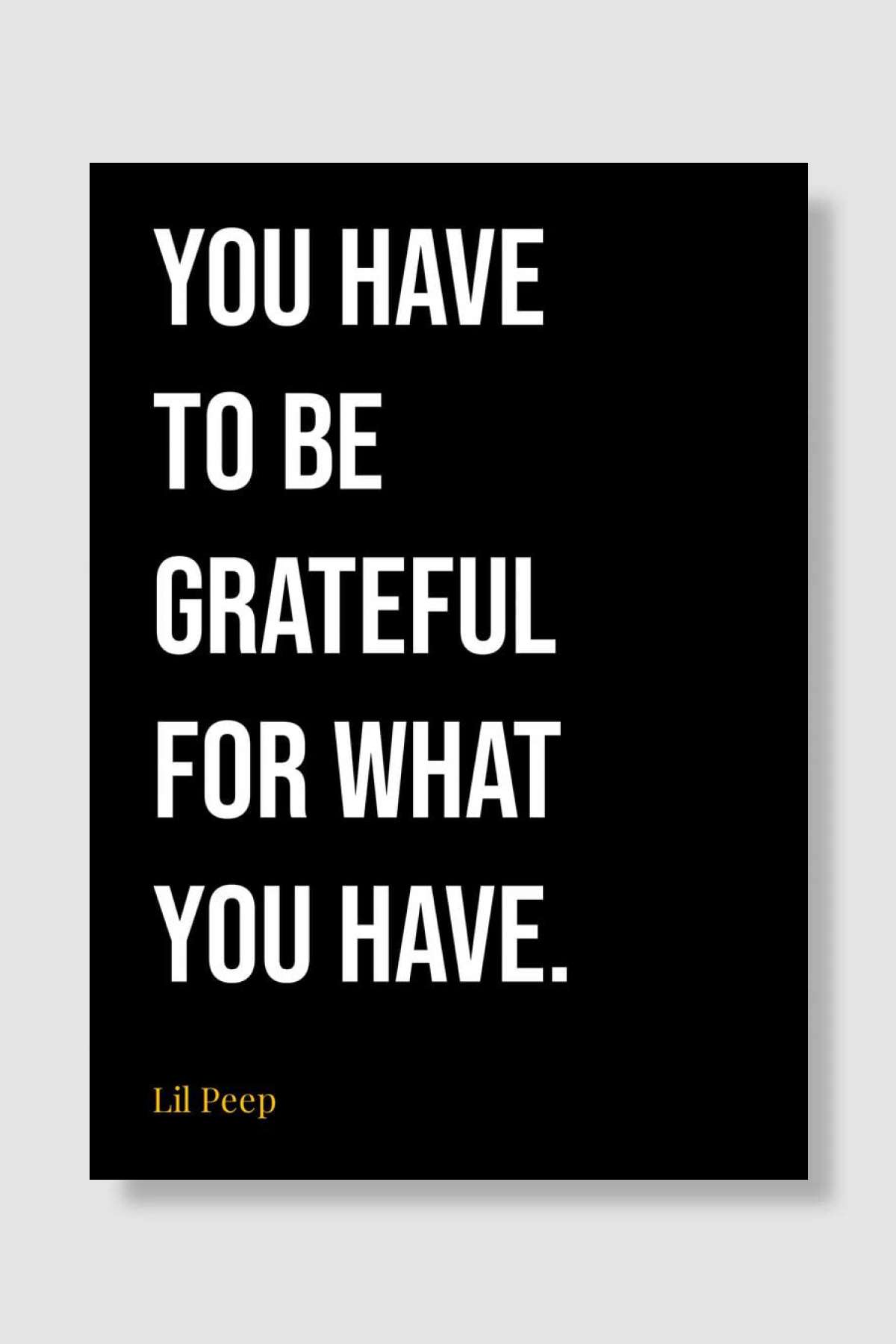 Lil Peep Quotes Müzik Poster Çerçevesiz Yüksek Kalite Müzik Afiş Duvar Poster