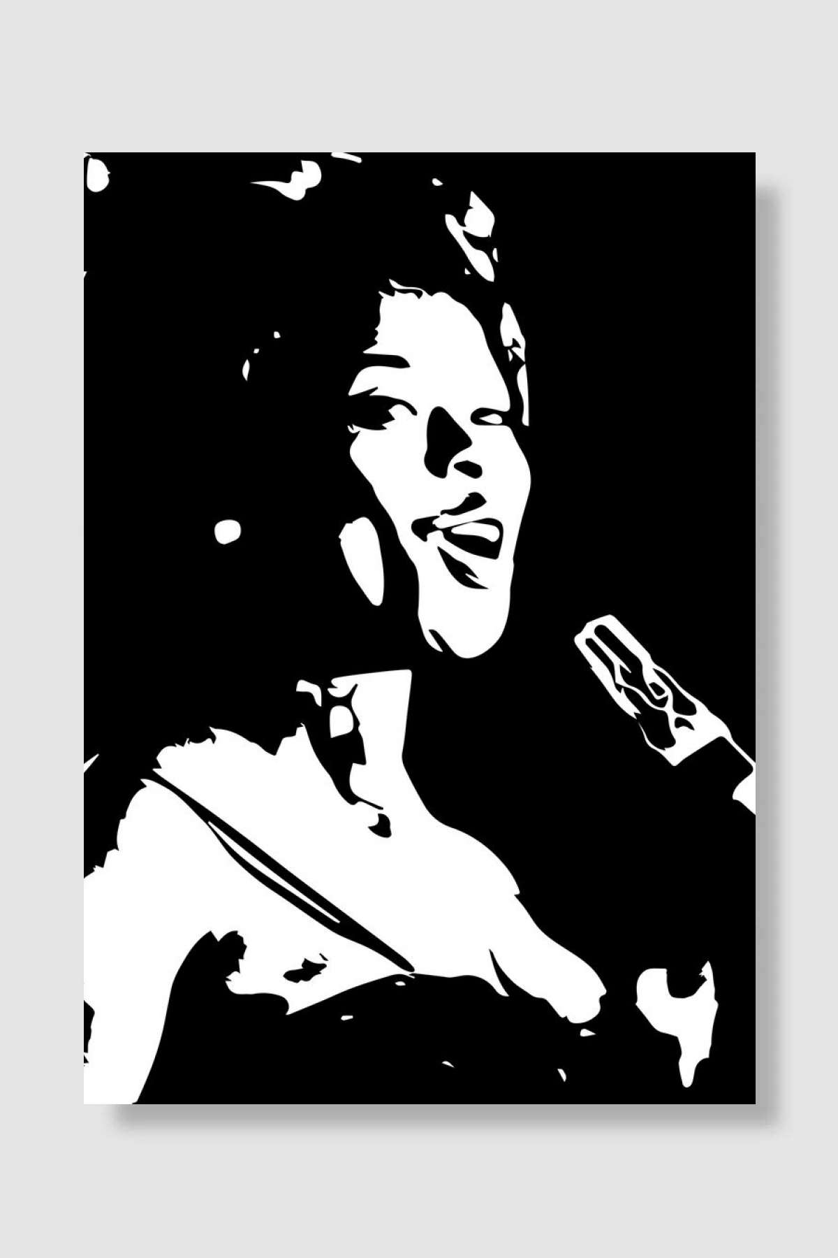 Sarah Vaughan Müzik Poster Çerçevesiz Yüksek Kalite Müzik Afiş Duvar Poster
