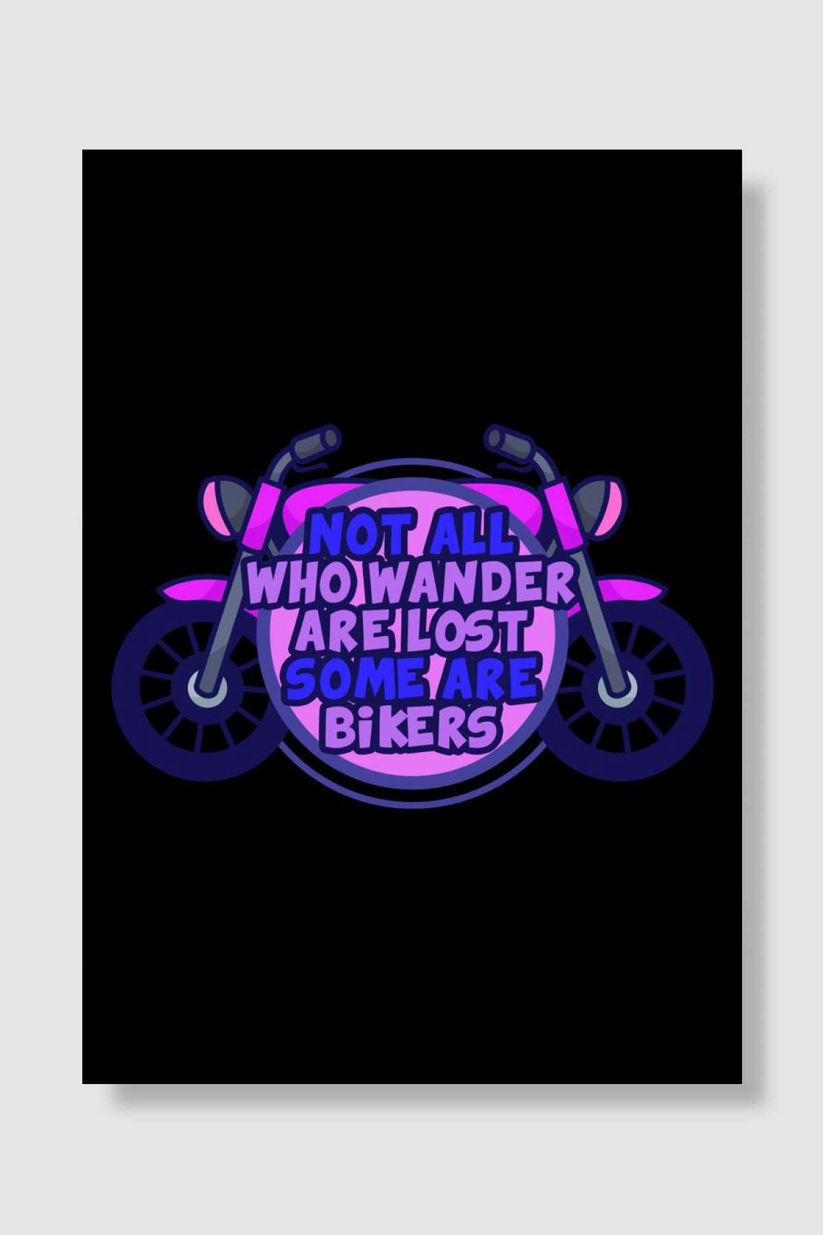 Motorcycle Biker Racing Müzik Poster Çerçevesiz Yüksek Kalite Müzik Afiş Duvar Poster