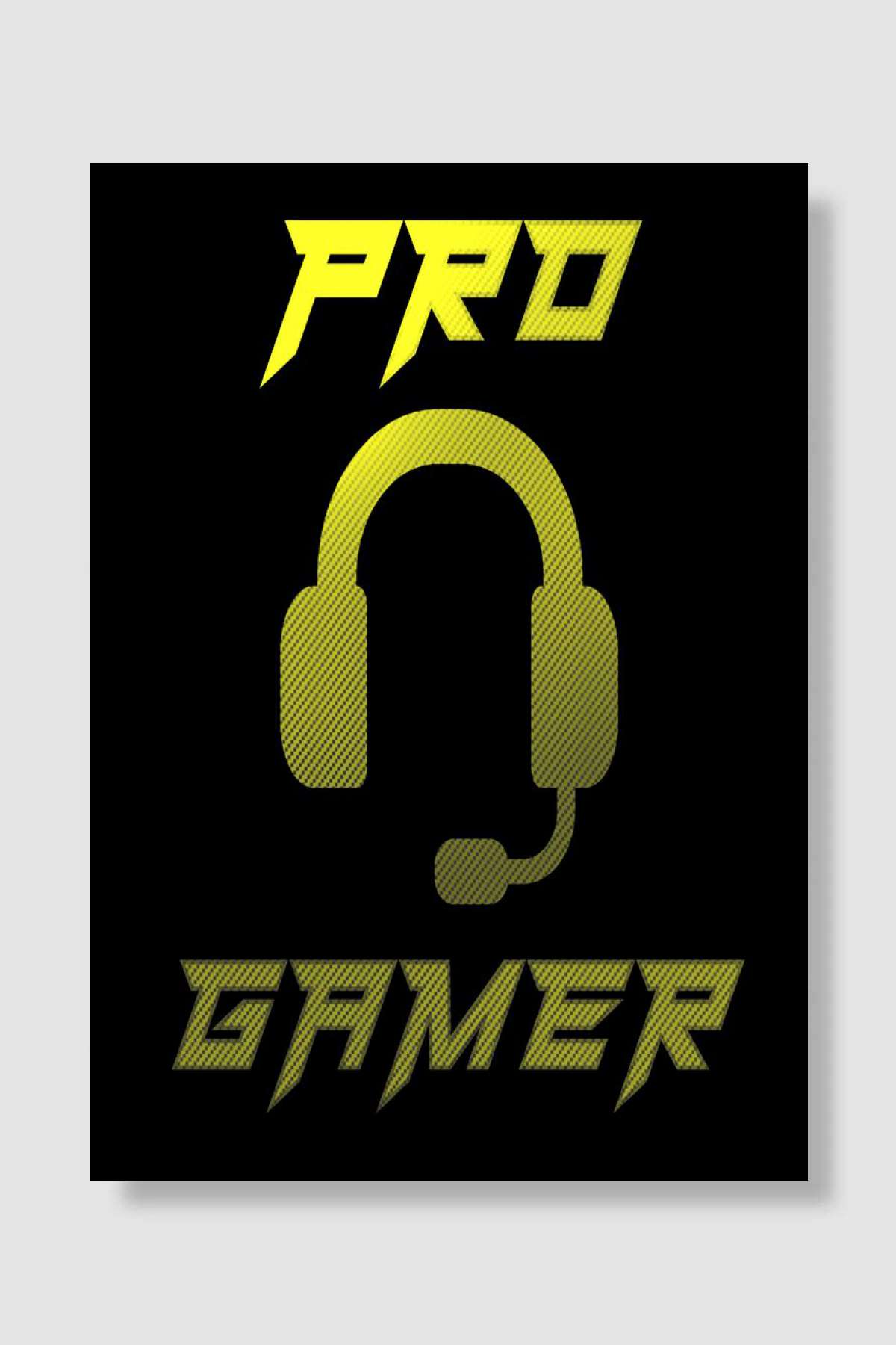 Pro Gamer Gaming Headset Müzik Poster Çerçevesiz Yüksek Kalite Müzik Afiş Duvar Poster