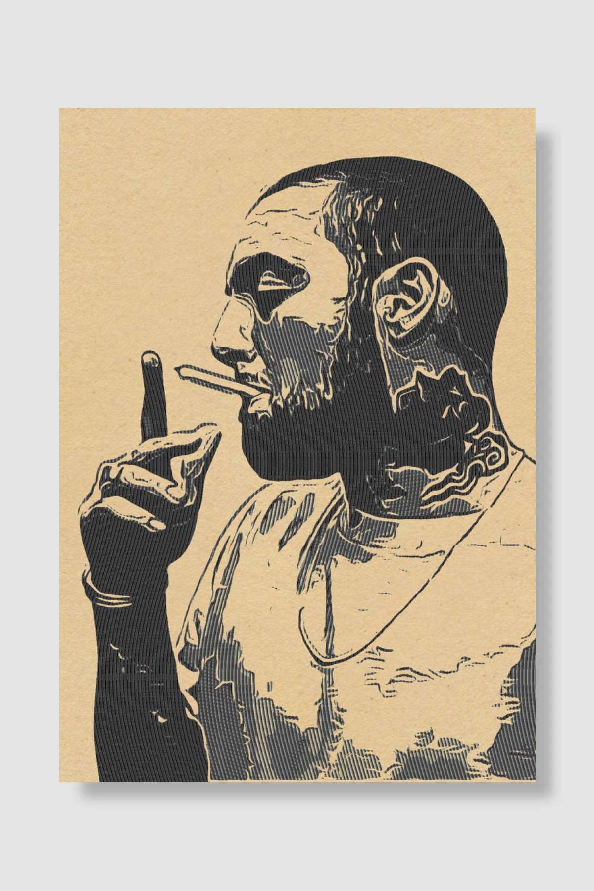 Mac Miller I Müzik Poster Çerçevesiz Yüksek Kalite Müzik Afiş Duvar Poster - En İyi Fiyatlarla