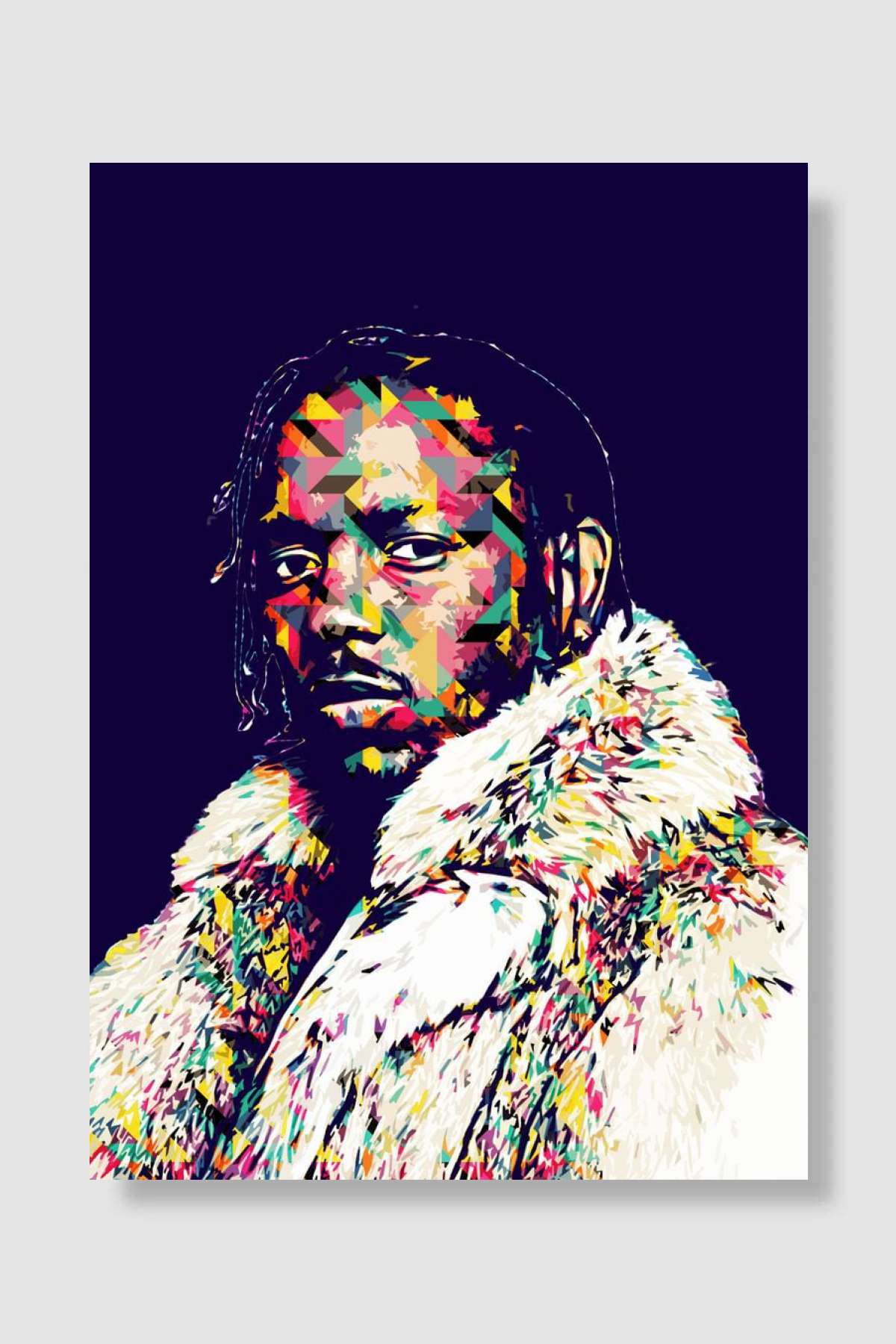 Quotes Khendrick Lamar Müzik Poster Çerçevesiz Yüksek Kalite Müzik Afiş Duvar Poster