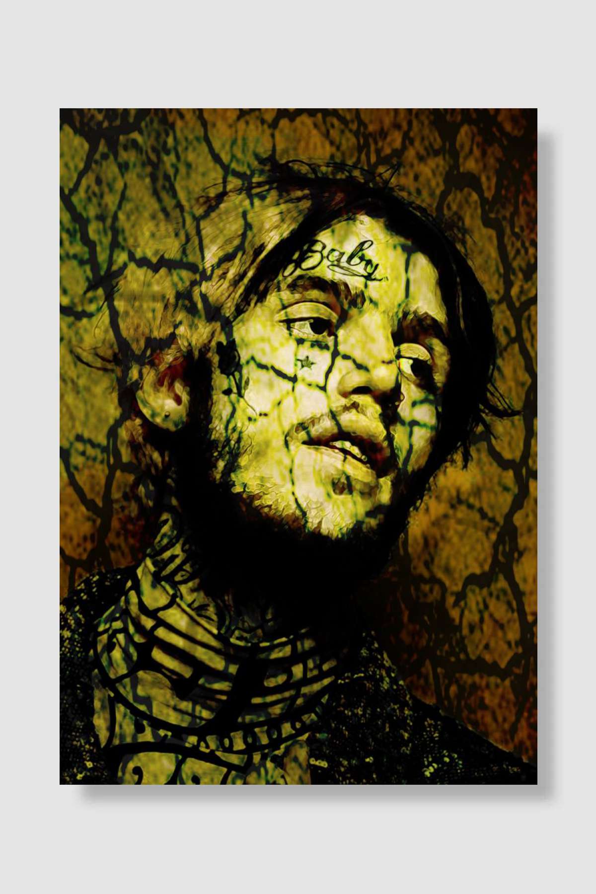 Lil Peep Müzik Poster Çerçevesiz Yüksek Kalite Müzik Afiş Duvar Poster