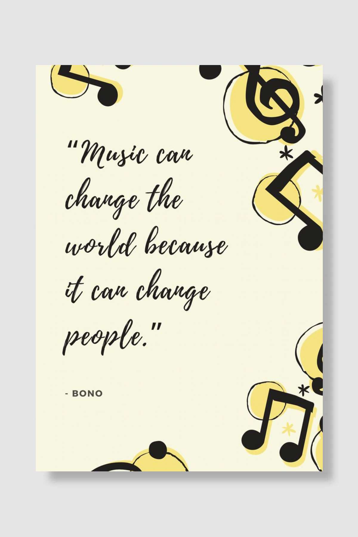 Music Müzik Poster Çerçevesiz Yüksek Kalite Müzik Afiş Duvar Poster