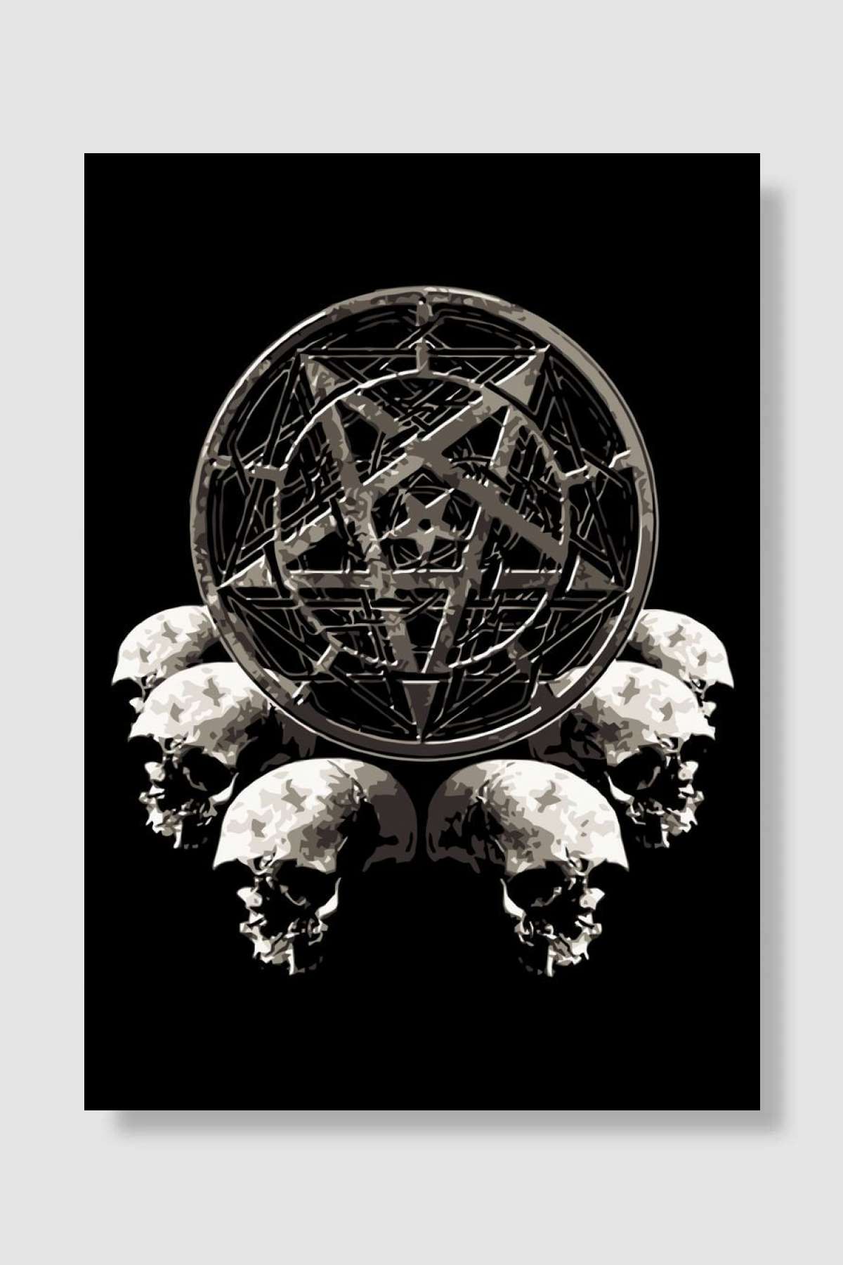 Dimmu Borgir Müzik Poster Çerçevesiz Yüksek Kalite Müzik Afiş Duvar Poster