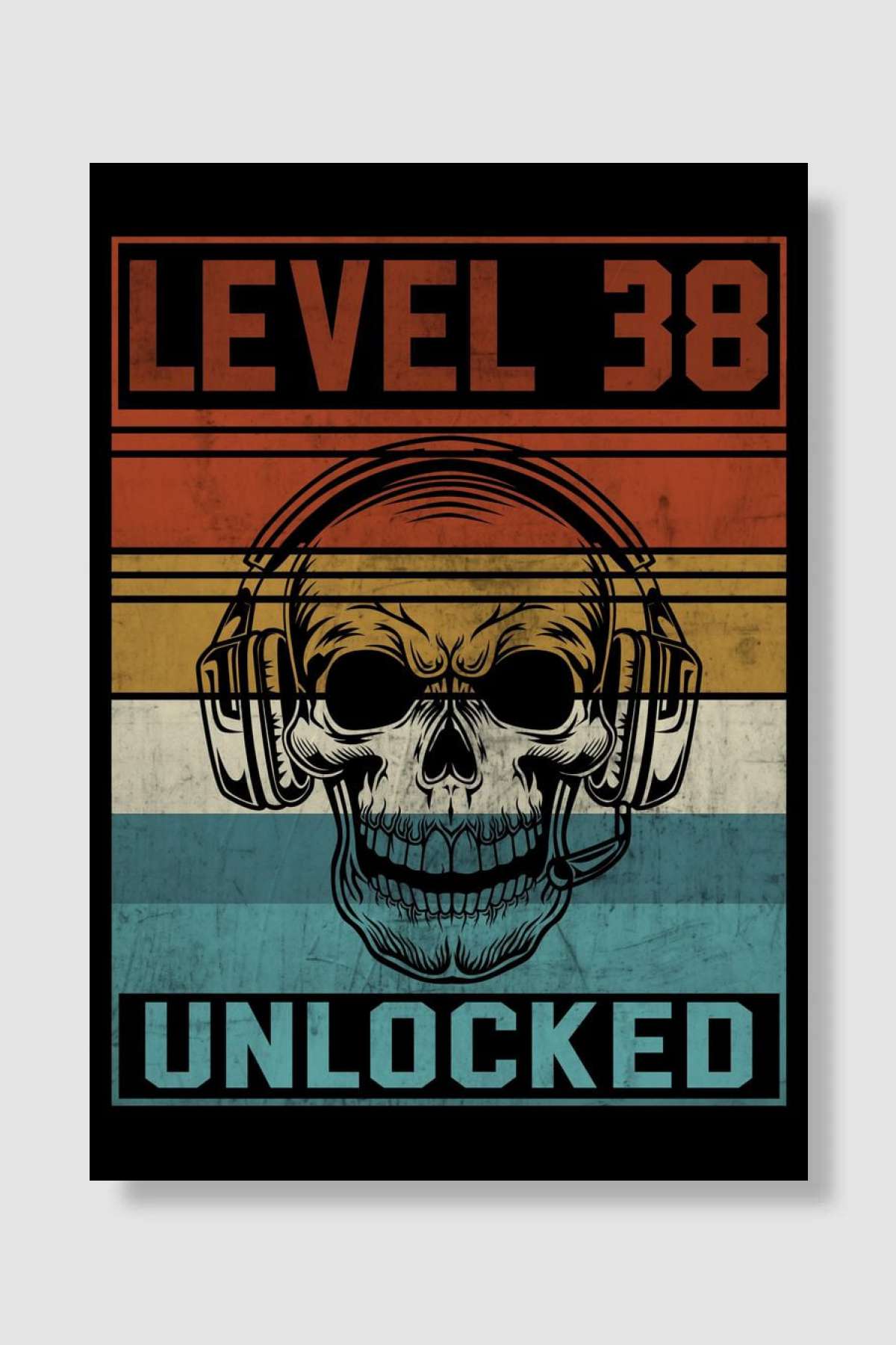 Gamer 38th Birthday Müzik Poster Çerçevesiz Yüksek Kalite Müzik Afiş Duvar Poster - En İyi Fiyatlarla