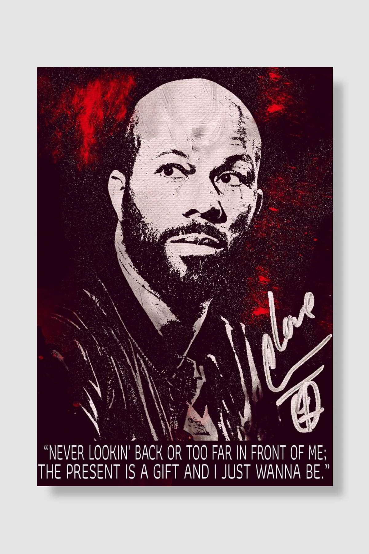 Common Müzik Poster Çerçevesiz Yüksek Kalite Müzik Afiş Duvar Poster