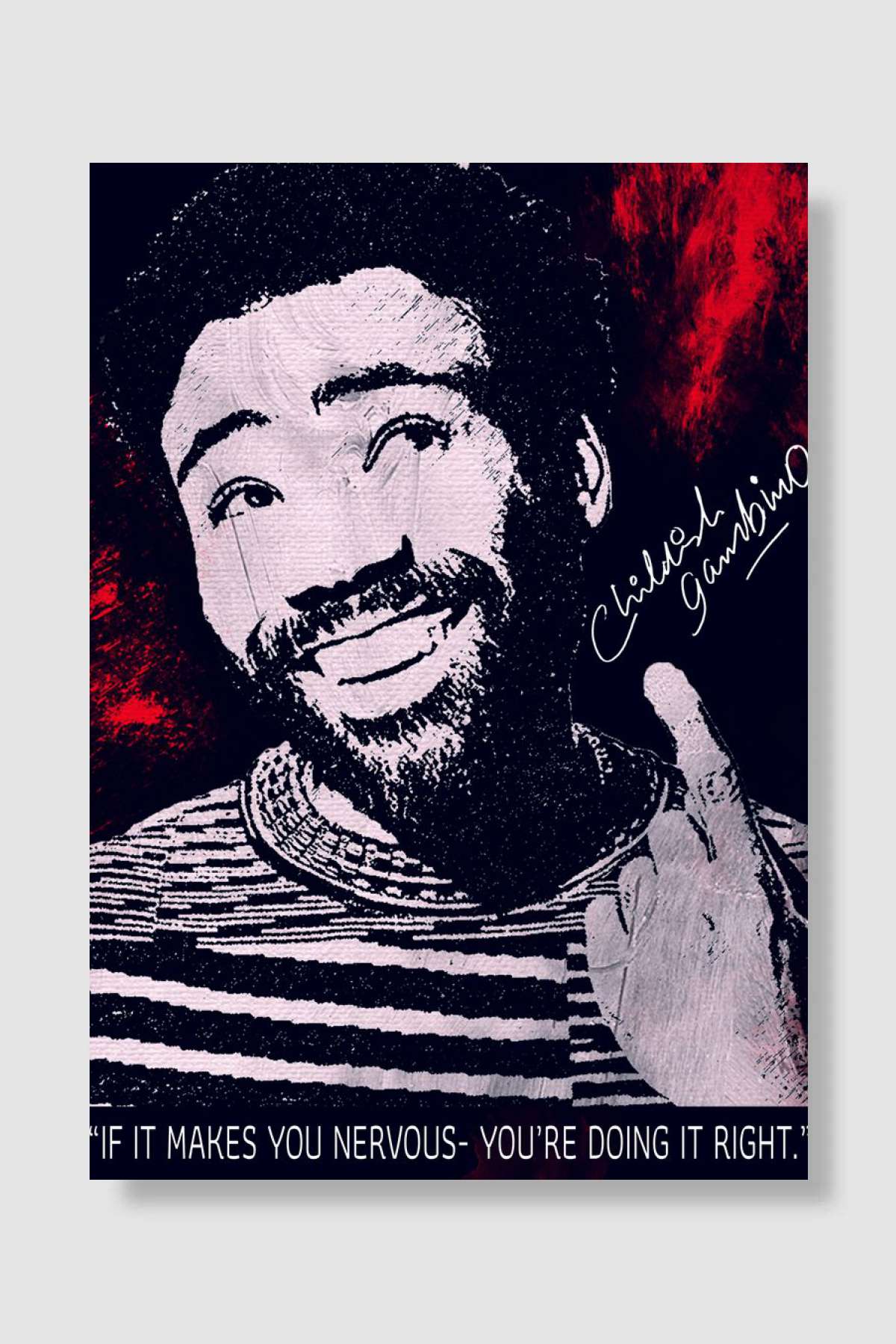 Childish Gambino Müzik Poster Çerçevesiz Yüksek Kalite Müzik Afiş Duvar Poster
