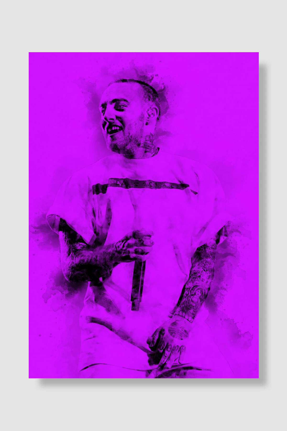 Mac Miller Müzik Poster Çerçevesiz Yüksek Kalite Müzik Afiş Duvar Poster
