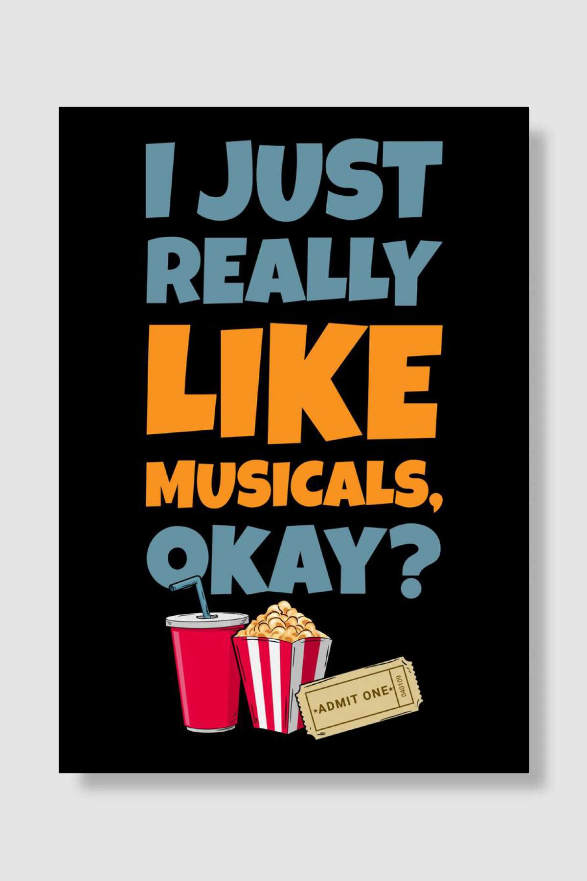 Acting Actor Audition Gift Müzik Poster Çerçevesiz Yüksek Kalite Müzik Afiş Duvar Poster