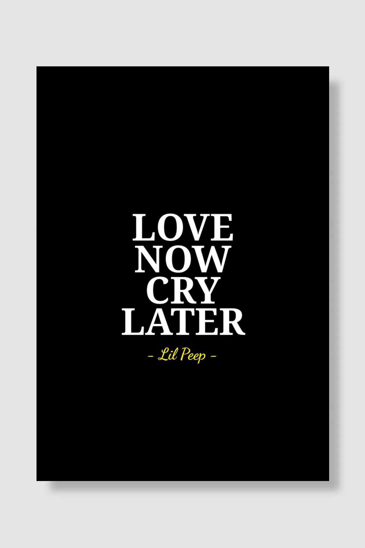 Lil Peep quotes Müzik Poster Çerçevesiz Yüksek Kalite Müzik Afiş Duvar Poster