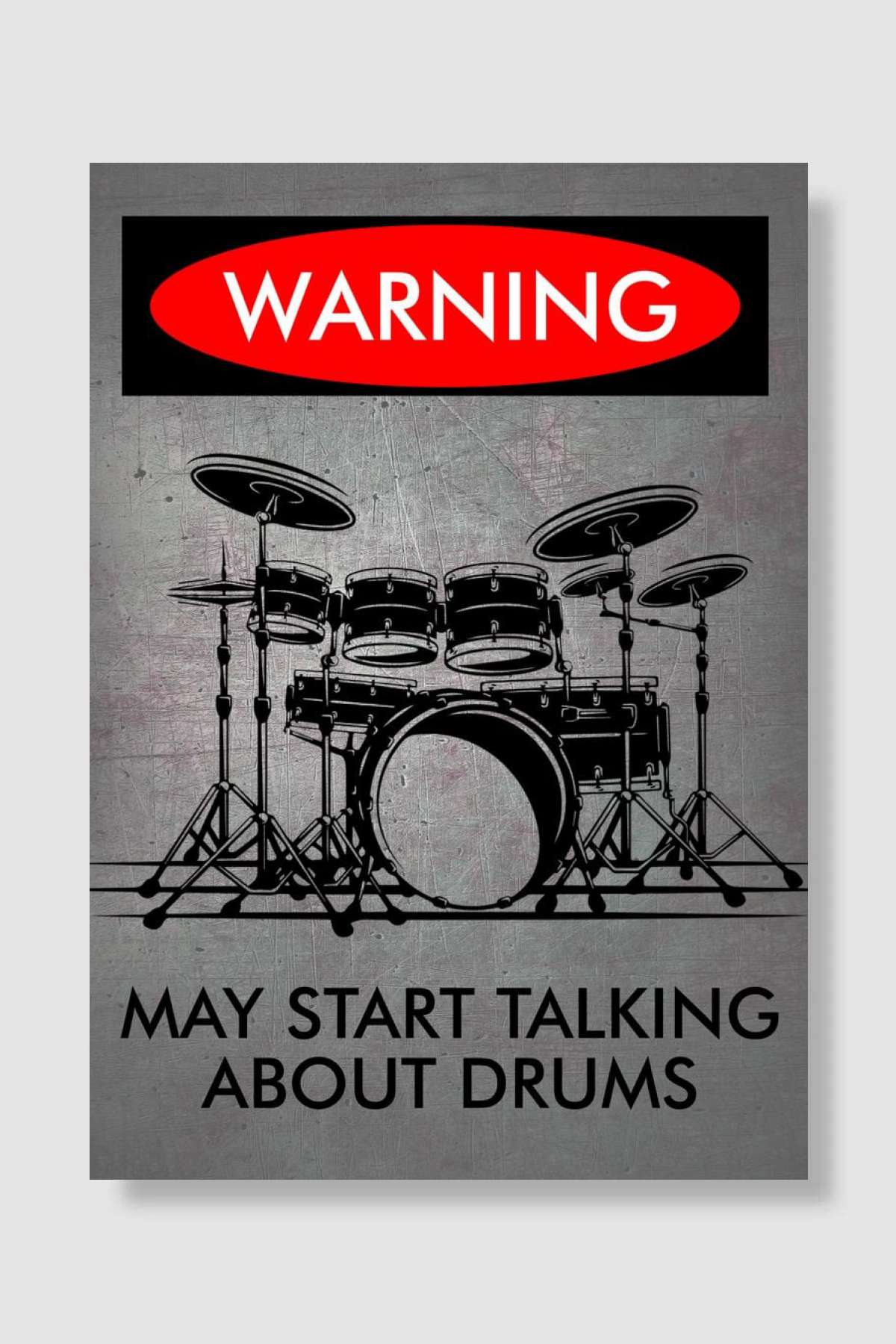 MAY START TALKING METAL Müzik Poster Çerçevesiz Yüksek Kalite Müzik Afiş Duvar Poster