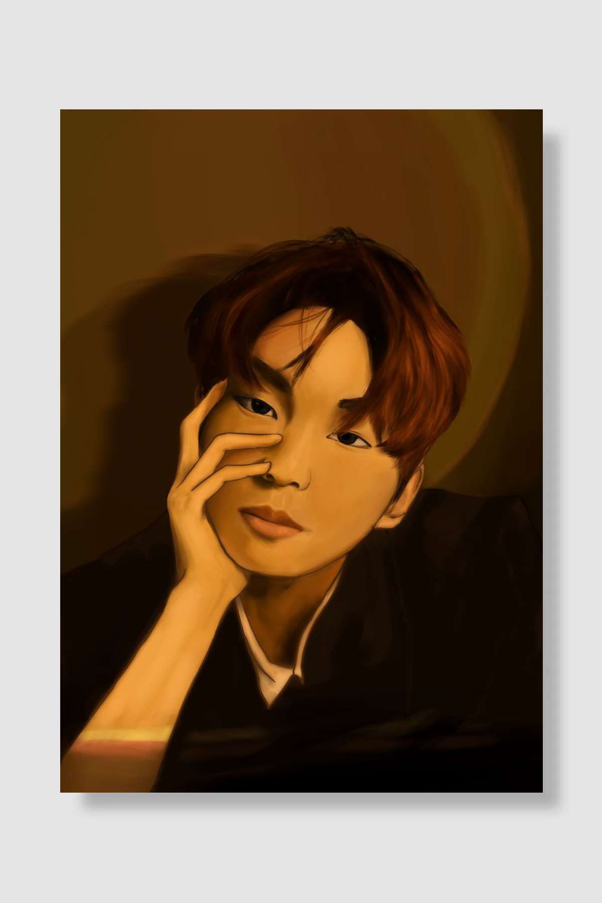 Jungwon of ENHYPEN Müzik Poster Çerçevesiz Yüksek Kalite Müzik Afiş Duvar Poster