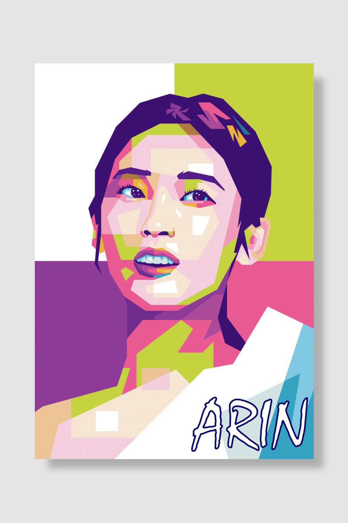 OH MY GIRL ARIN Müzik Poster Çerçevesiz Yüksek Kalite Müzik Afiş Duvar Poster