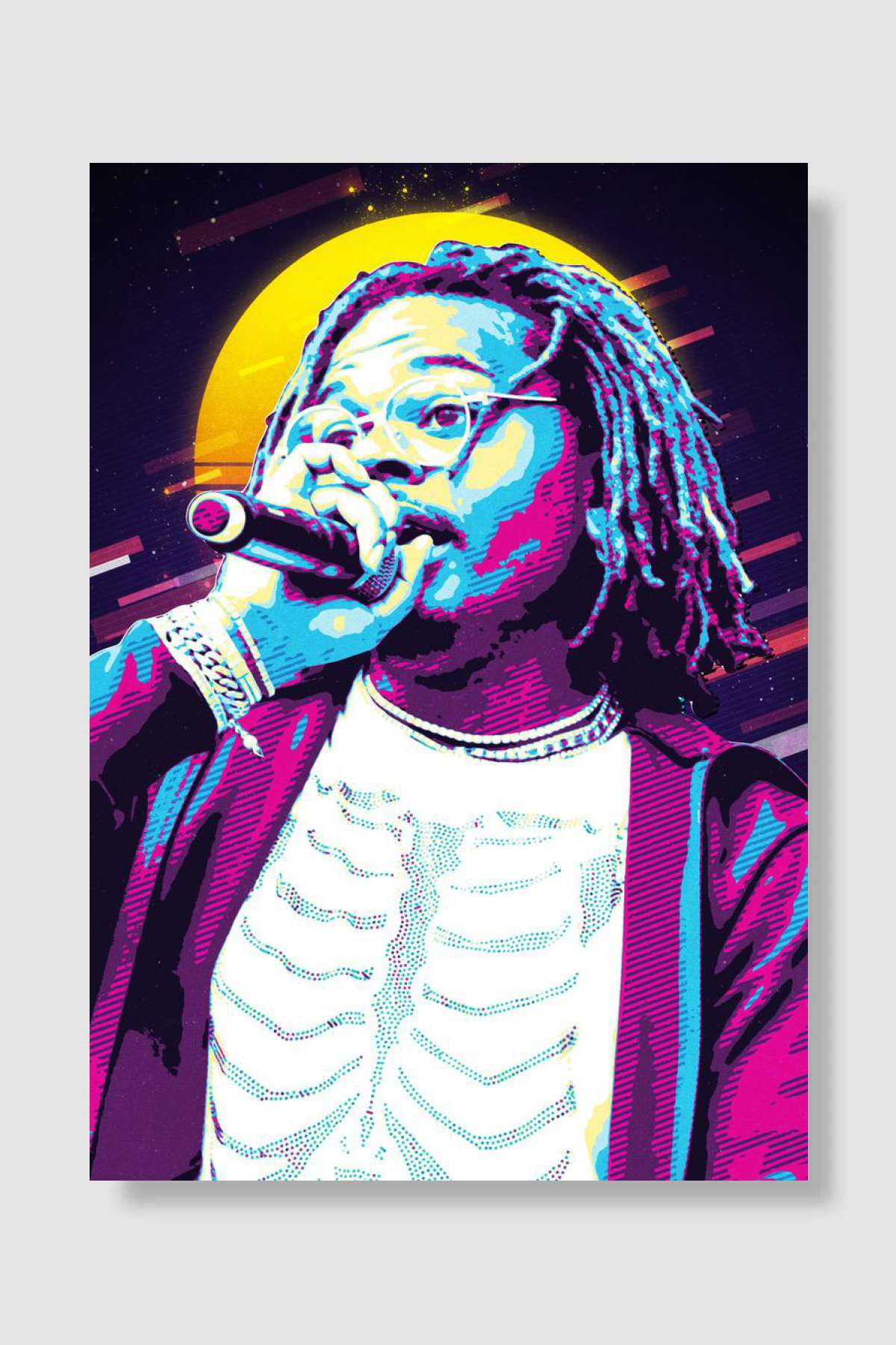 Gunna Müzik Poster Çerçevesiz Yüksek Kalite Müzik Afiş Duvar Poster