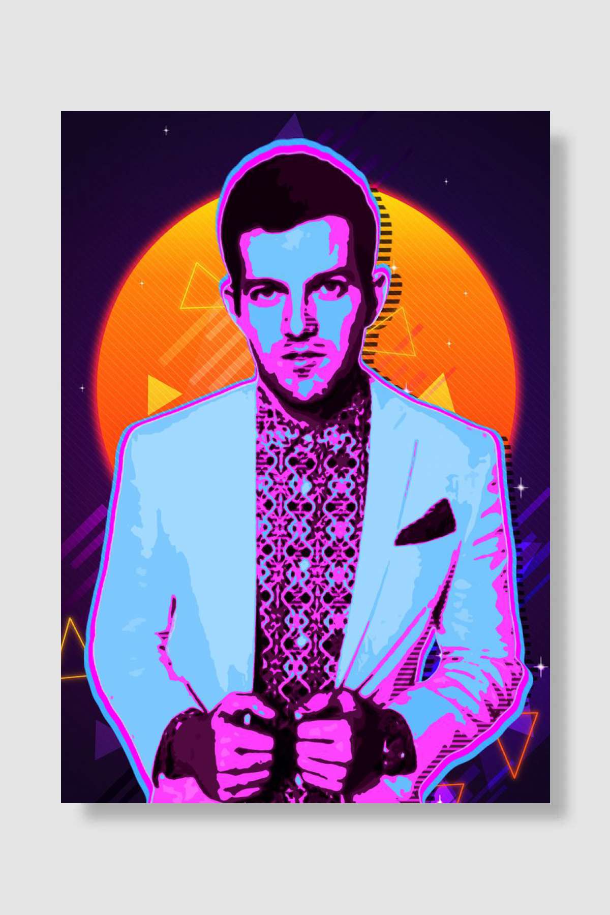 Dillon Francis 80s retro Müzik Poster Çerçevesiz Yüksek Kalite Müzik Afiş Duvar Poster