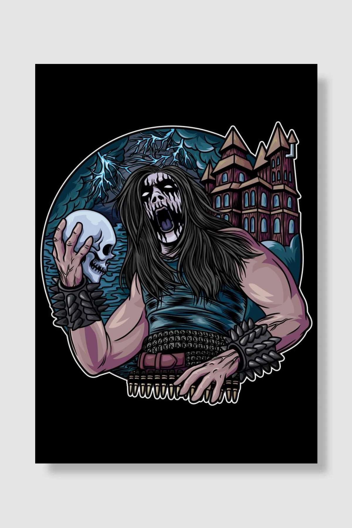 black metal Müzik Poster Çerçevesiz Yüksek Kalite Müzik Afiş Duvar Poster - En İyi Fiyatlarla
